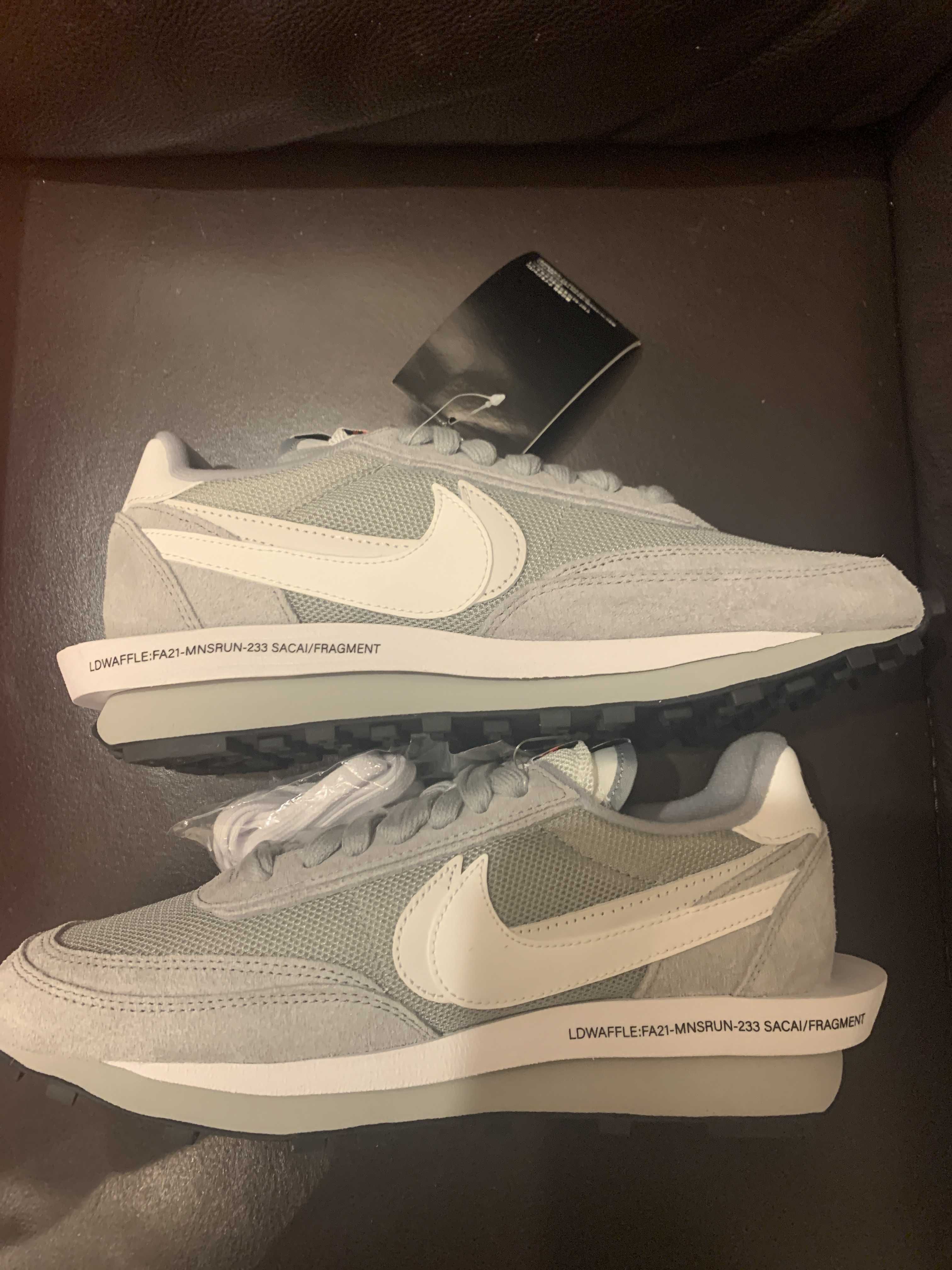 Fragment × sacai × Nike LD Waffle "Light Smoke Grey"
