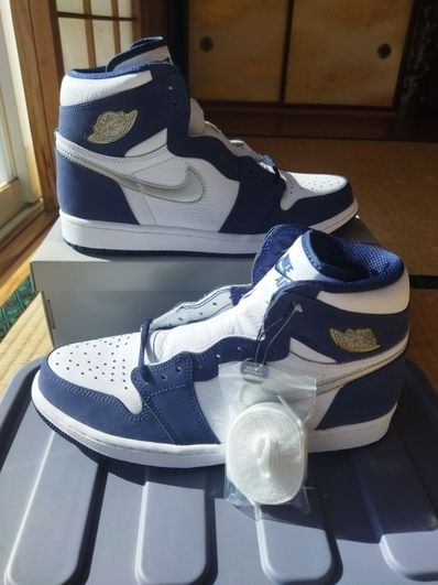 Nike Air Jordan 1 High OG CO.JP "White/Midnight Navy" (2020)(ブリーフケースなし)