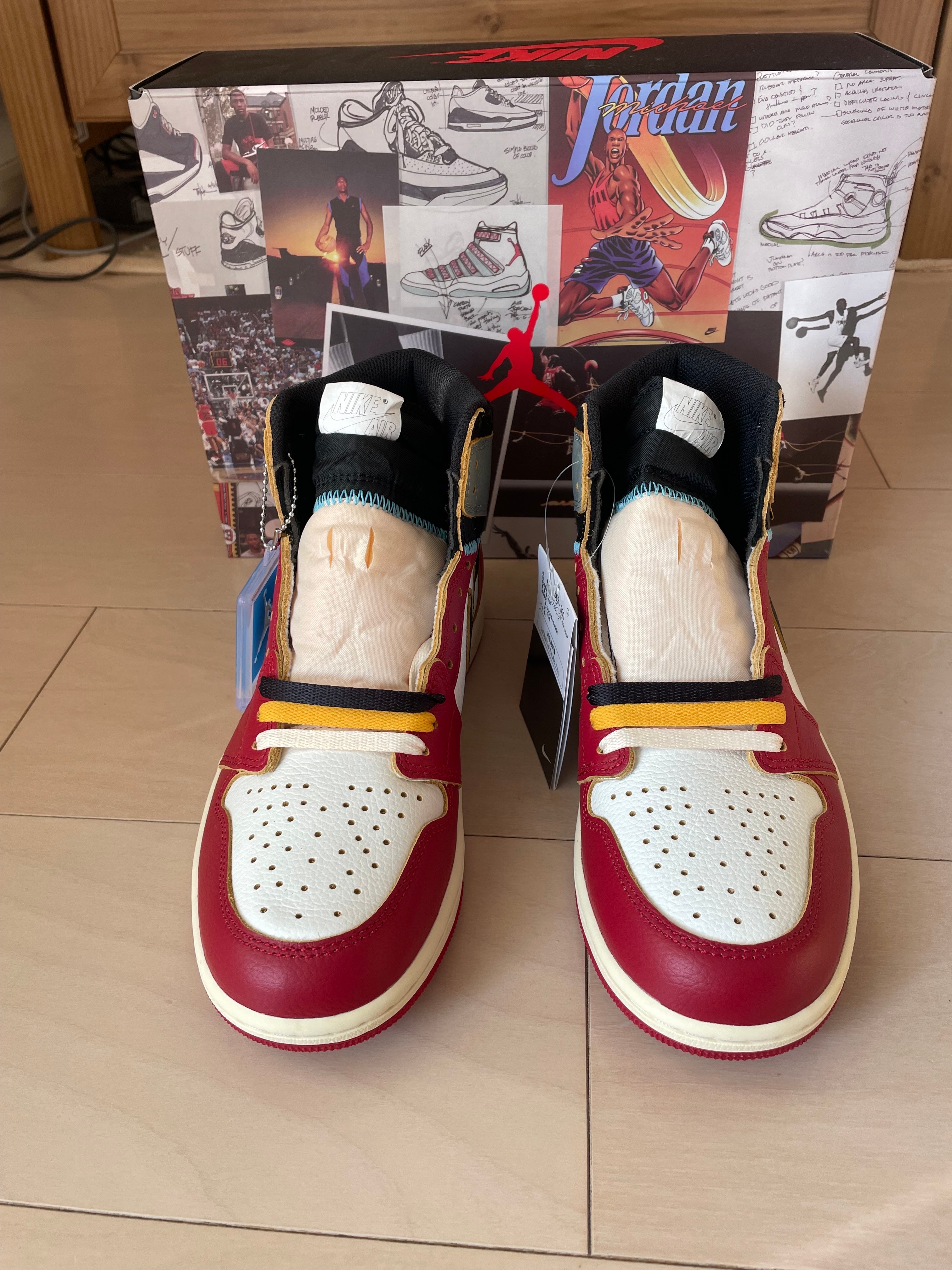 UNION × Nike Air Jordan 1 Retro High OG "Chicago/Shadow"