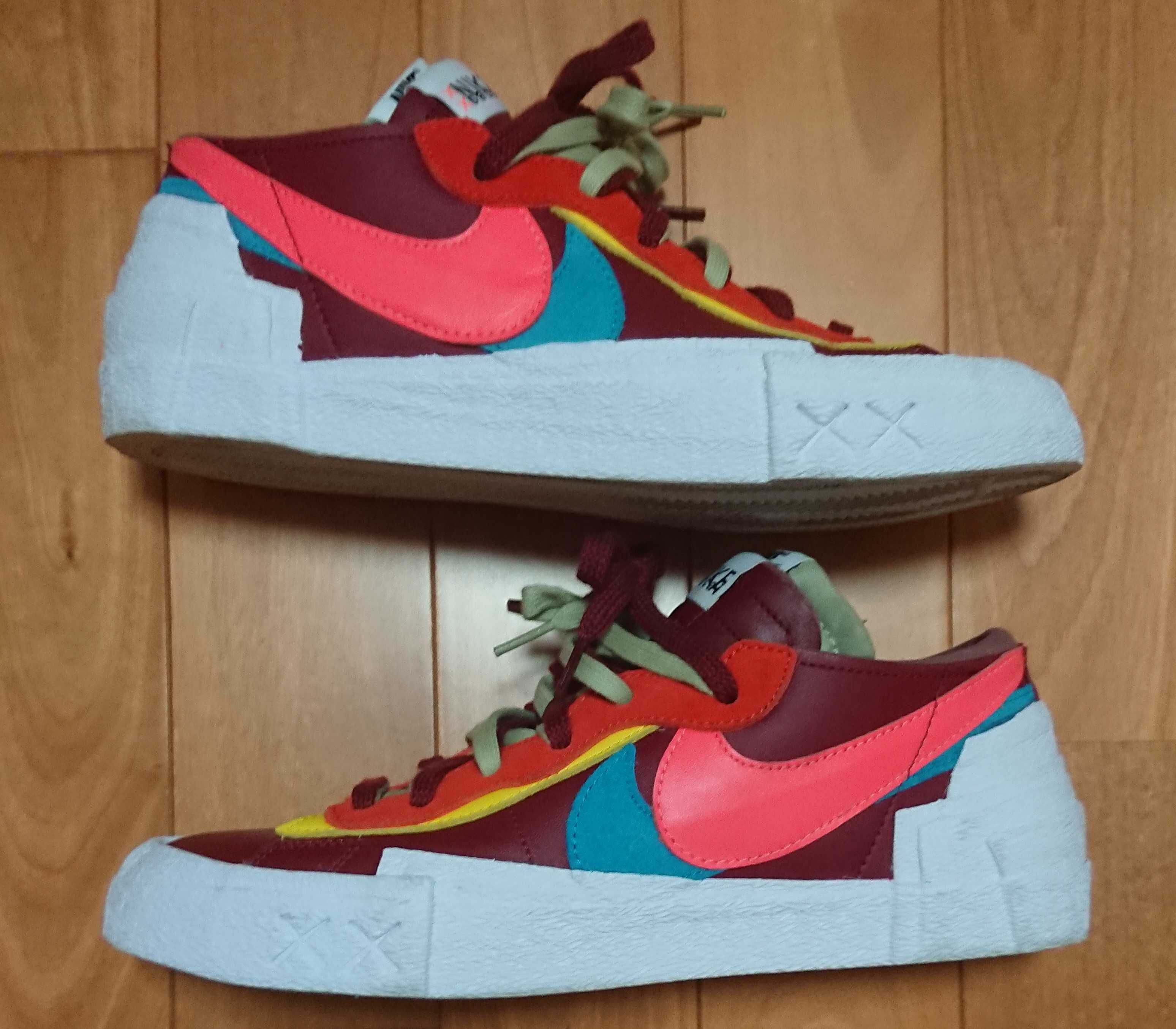 KAWS × sacai × Nike Blazer Low "Team Red"