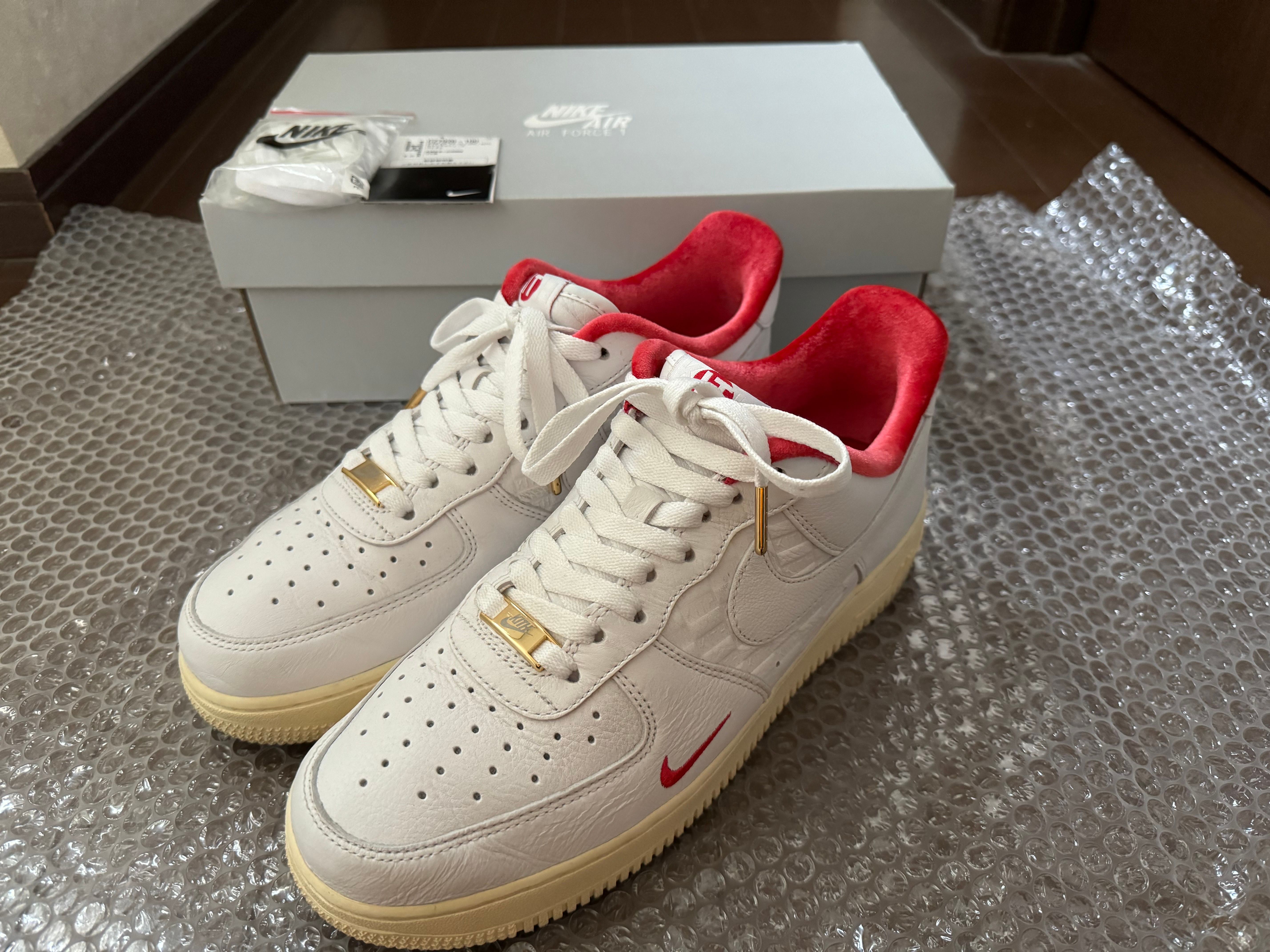 KITH × Nike Air Force 1 Low "White/Red"