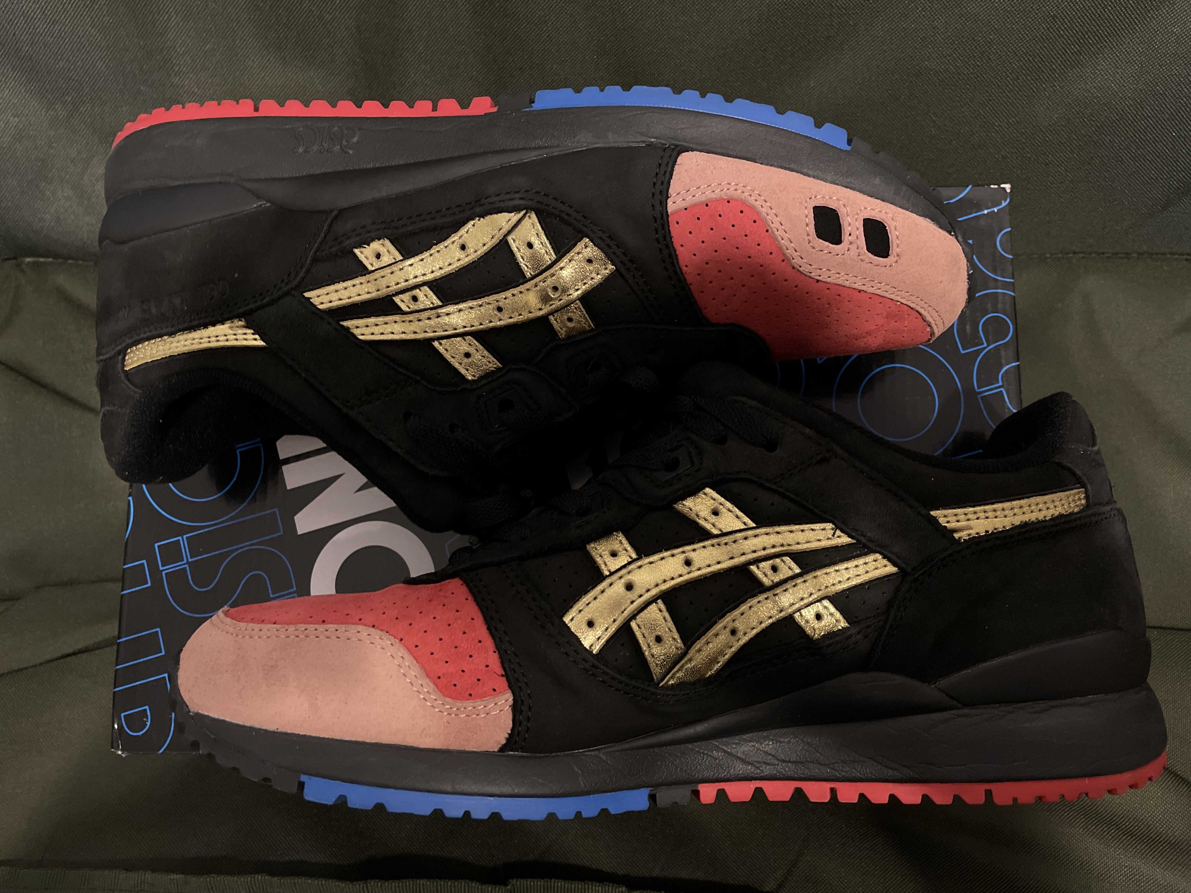 Ronnie Fieg × Asics Gel-Lyte III Tokyo Trio 252.1 "Black/Gold" 