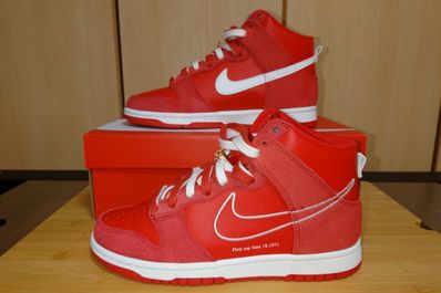 Nike Dunk High SE First Use "University Red"