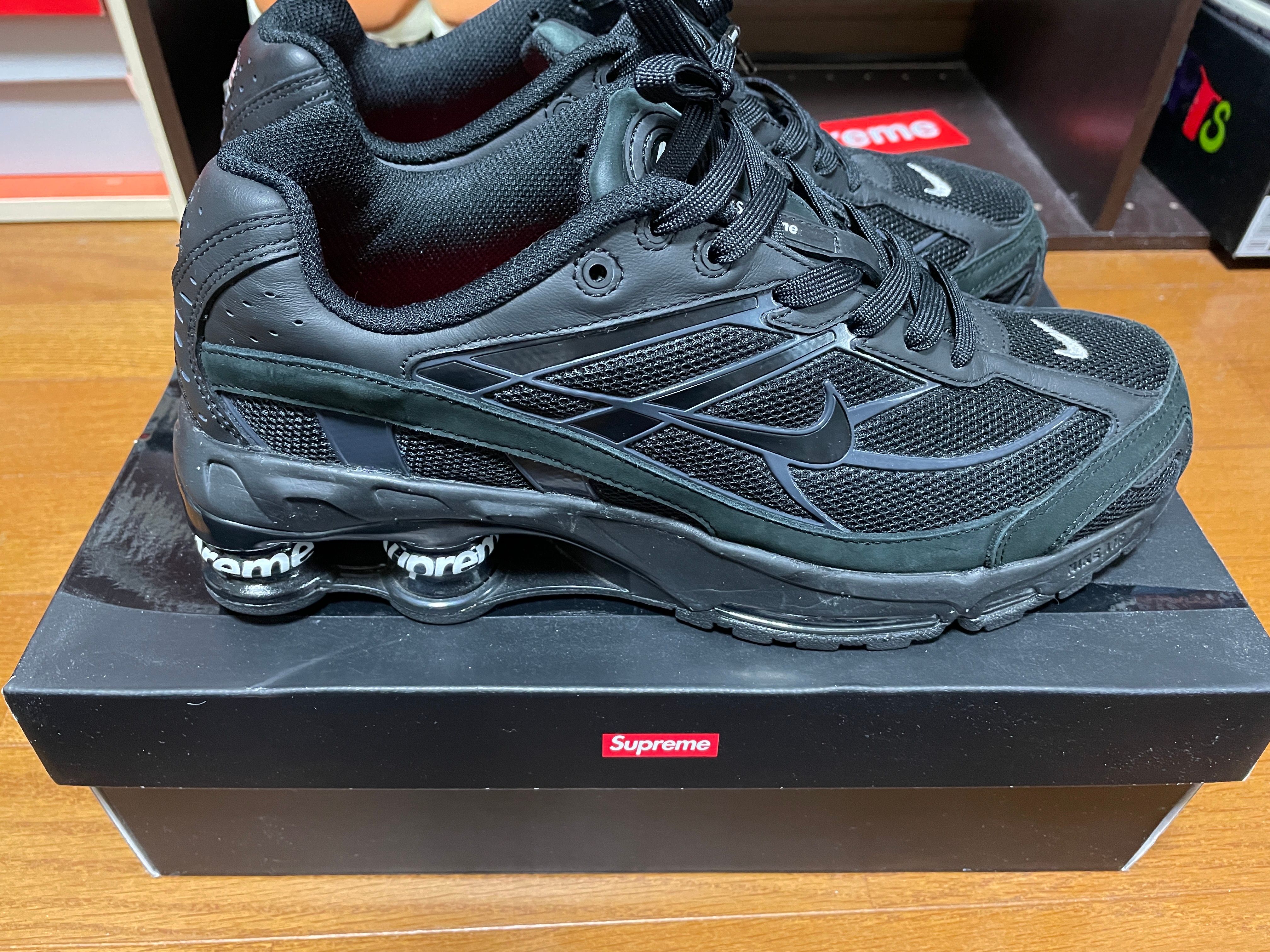 Supreme × Nike Shox Ride 2 "Black/Black-White"