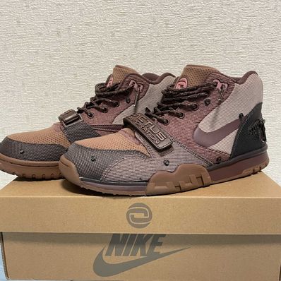 Travis Scott x Nike Air Trainer 1 SP "Archaeo Brown and Rust Pink"