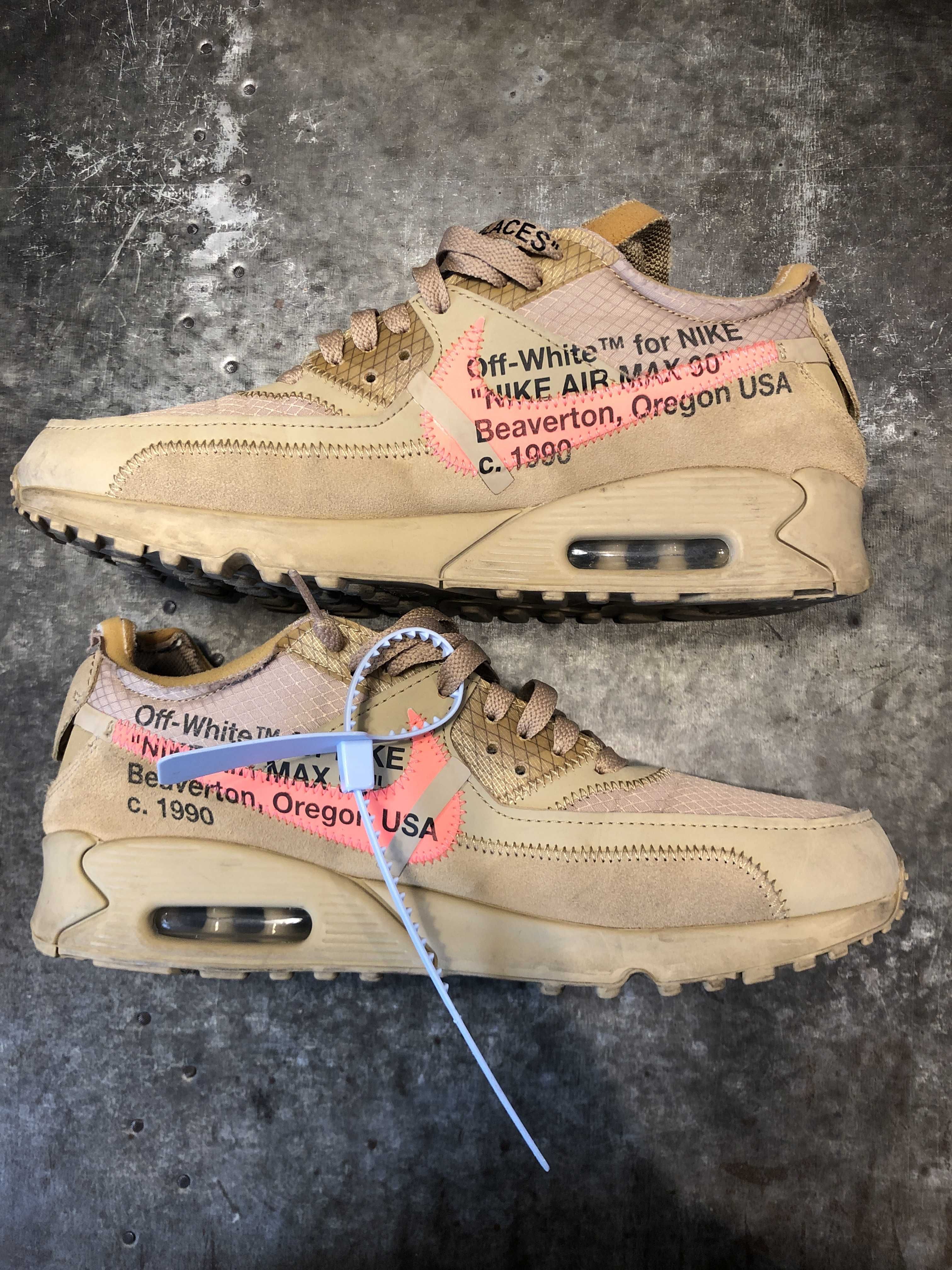 Off-White × Nike Air Max 90 "Desert Ore"