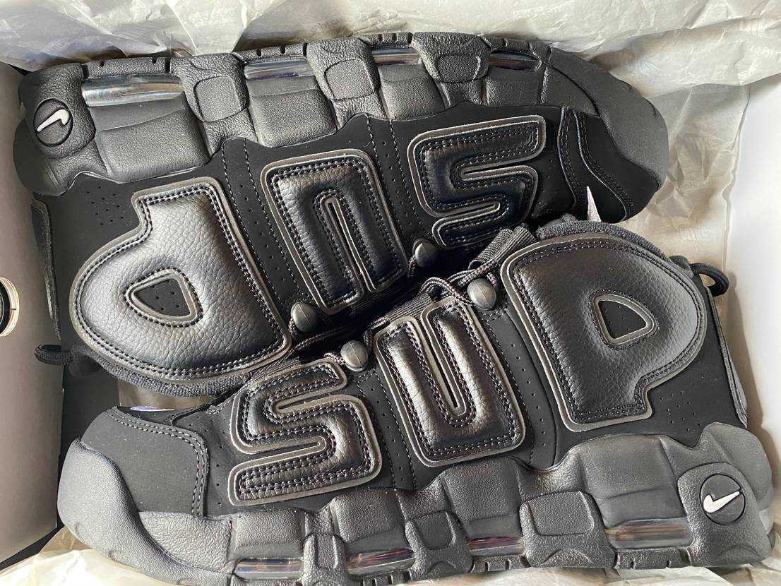 Supreme × Nike Air More Uptempo "Black"