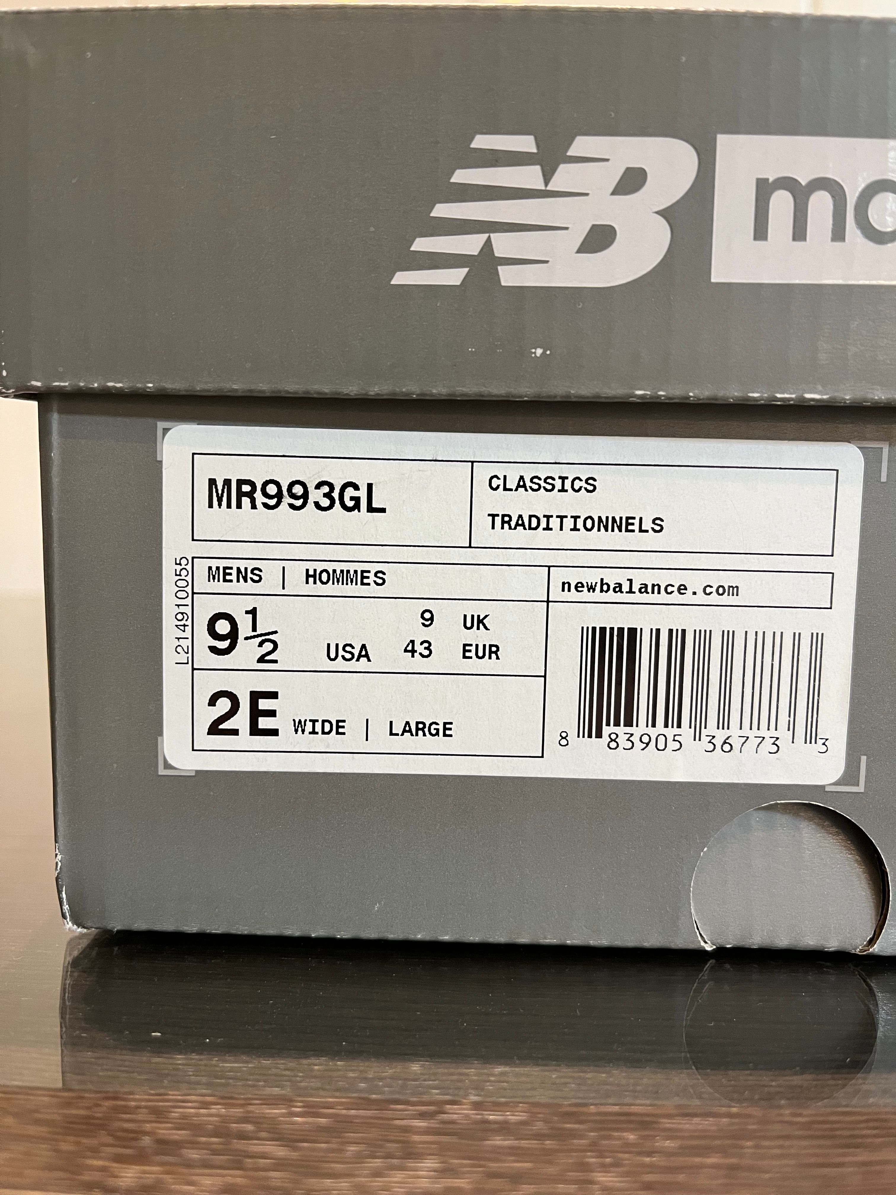 New Balance 993 "Gray"