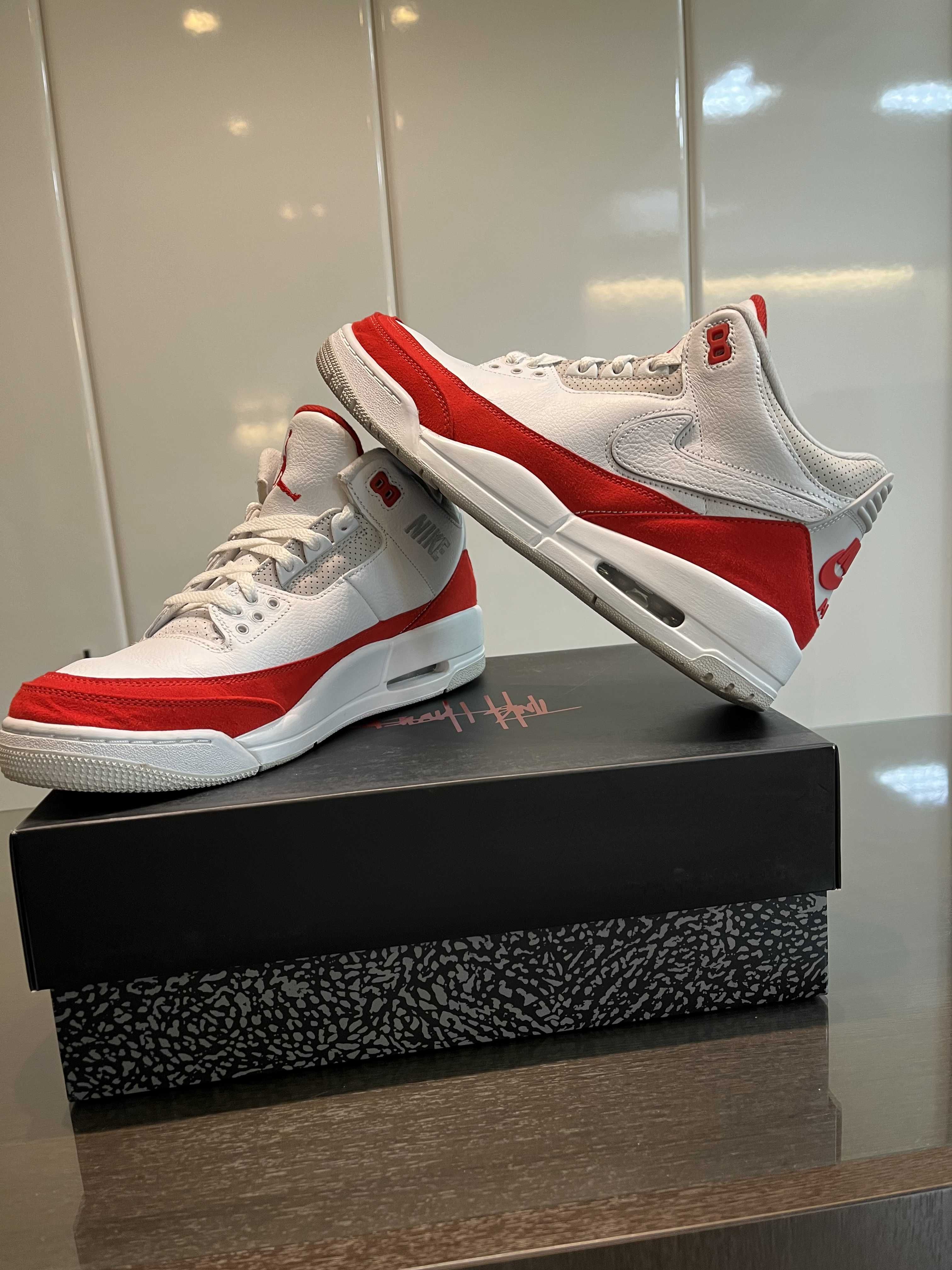Nike Air Jordan 3 Retro "Tinker White/University Red"