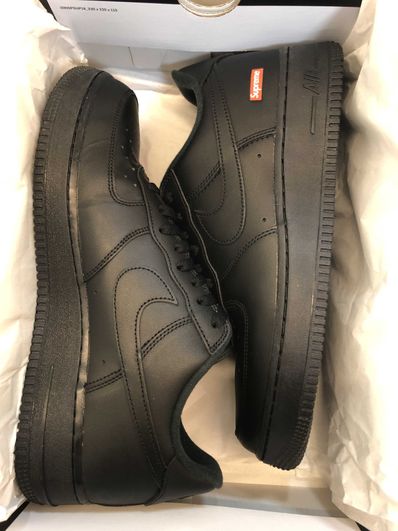 Supreme × Nike Air Force 1 Low "Black"