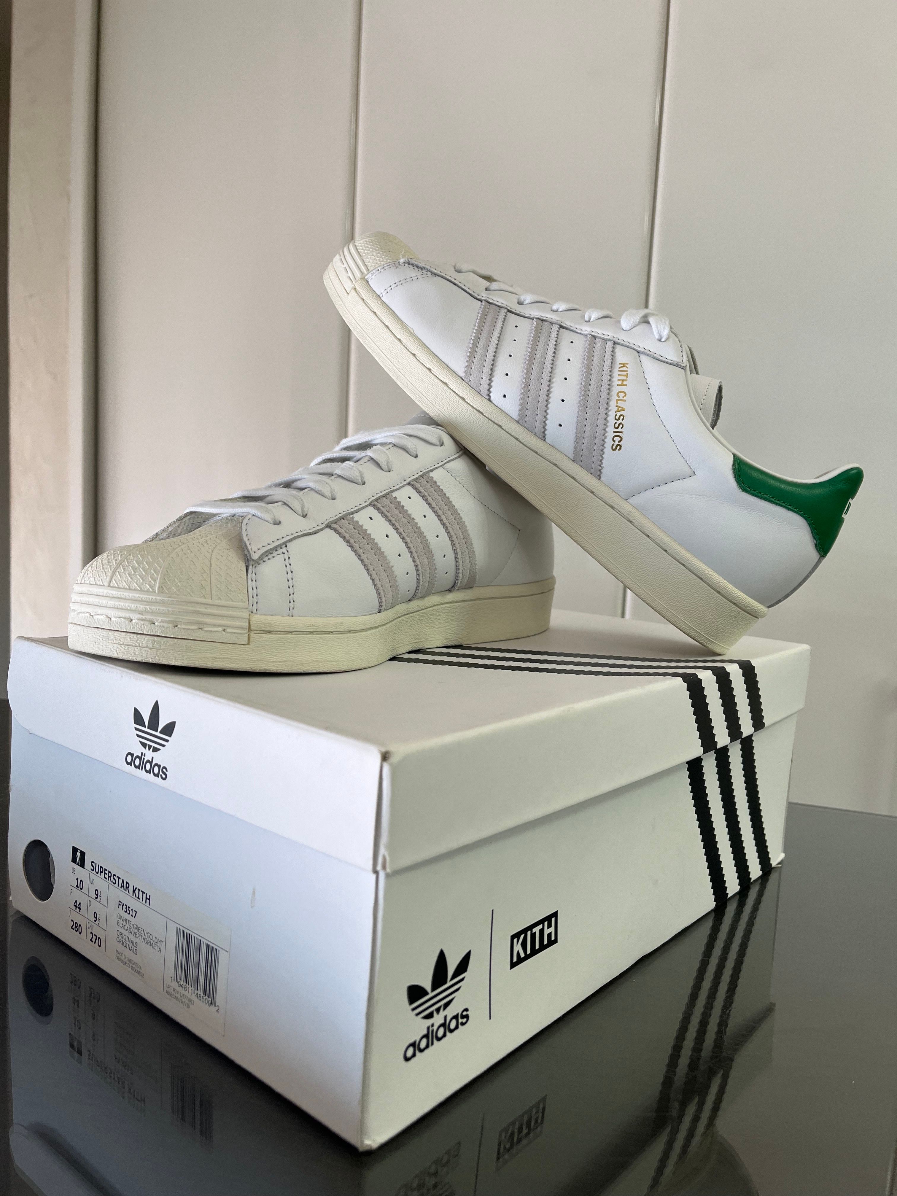 KITH × adidas Superstar Classics Program "White/Fairway/Gold"