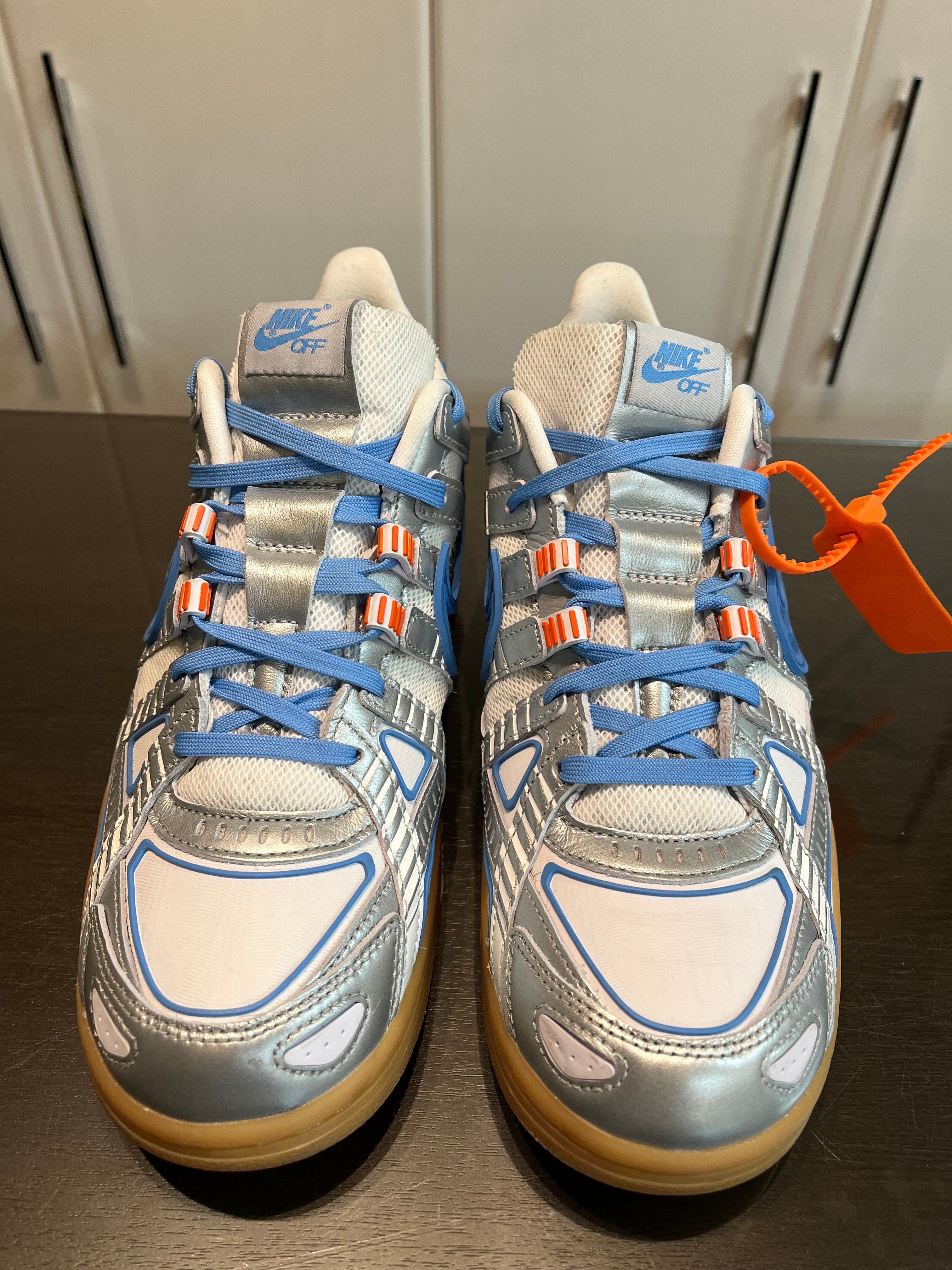 Off-White × Nike Air Rubber Dunk "White/University Blue" 
