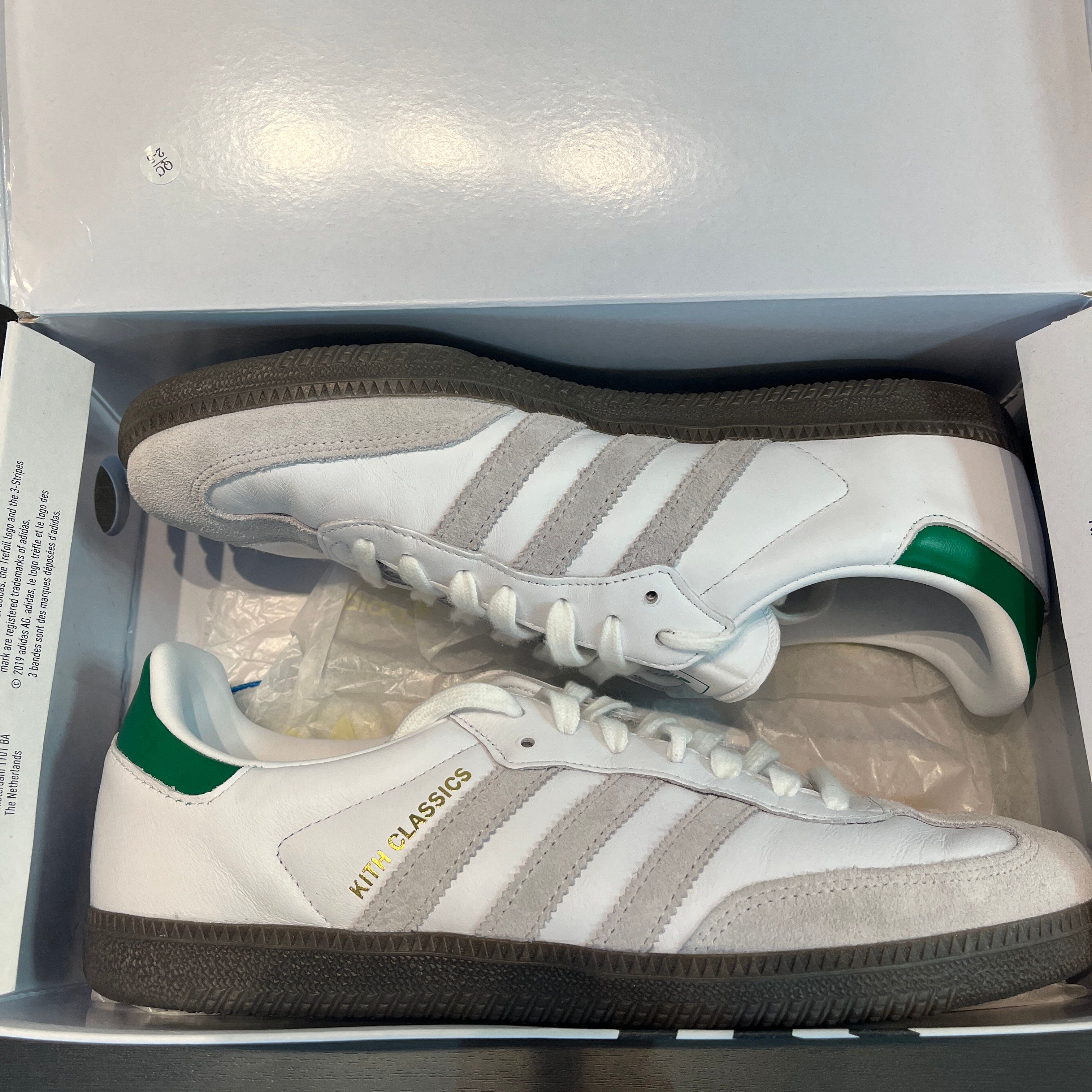 KITH × adidas Samba OG "White/Green"