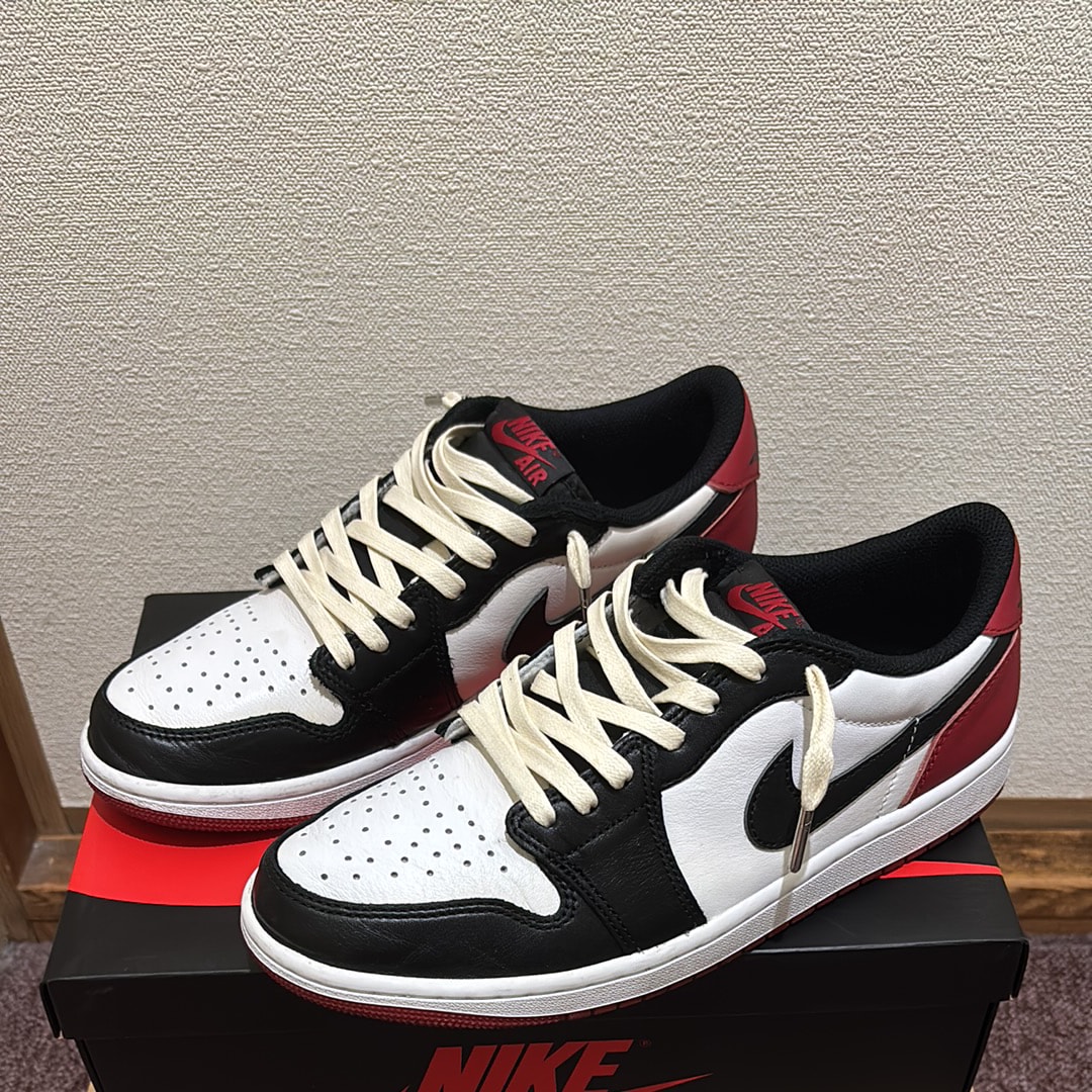 Nike Air Jordan 1 Retro Low OG "Black Toe"