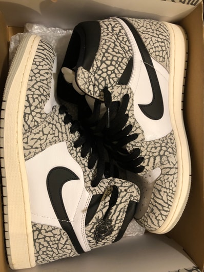 Nike Air Jordan 1 High OG "White Cement/Safari"