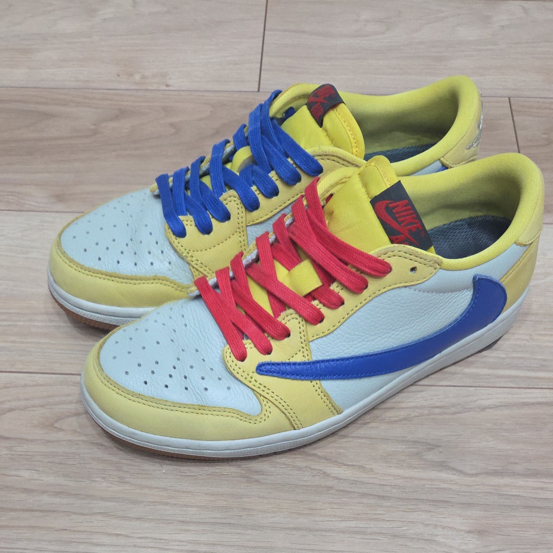 Travis Scott × Nike Women's Air Jordan 1 Retro Low OG "Canary"