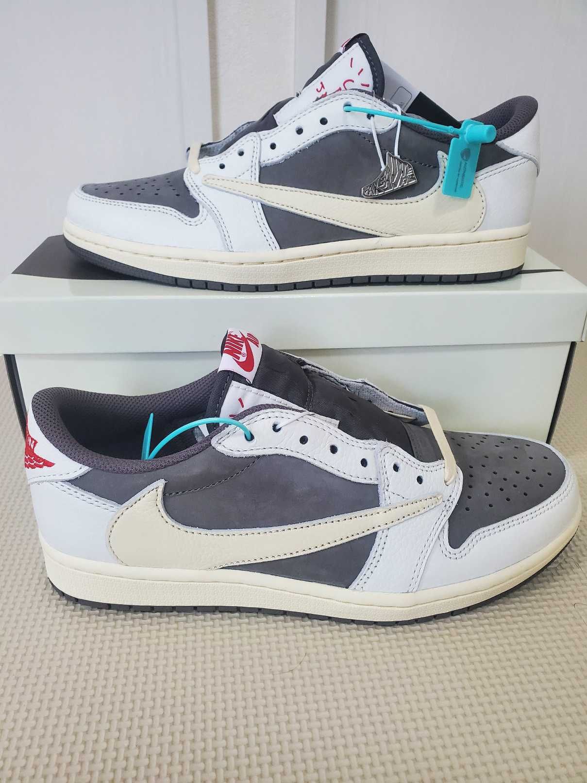 Travis Scott × Nike Air Jordan 1 Low OG SP "Reverse Mocha/Sail and Ridgerock"