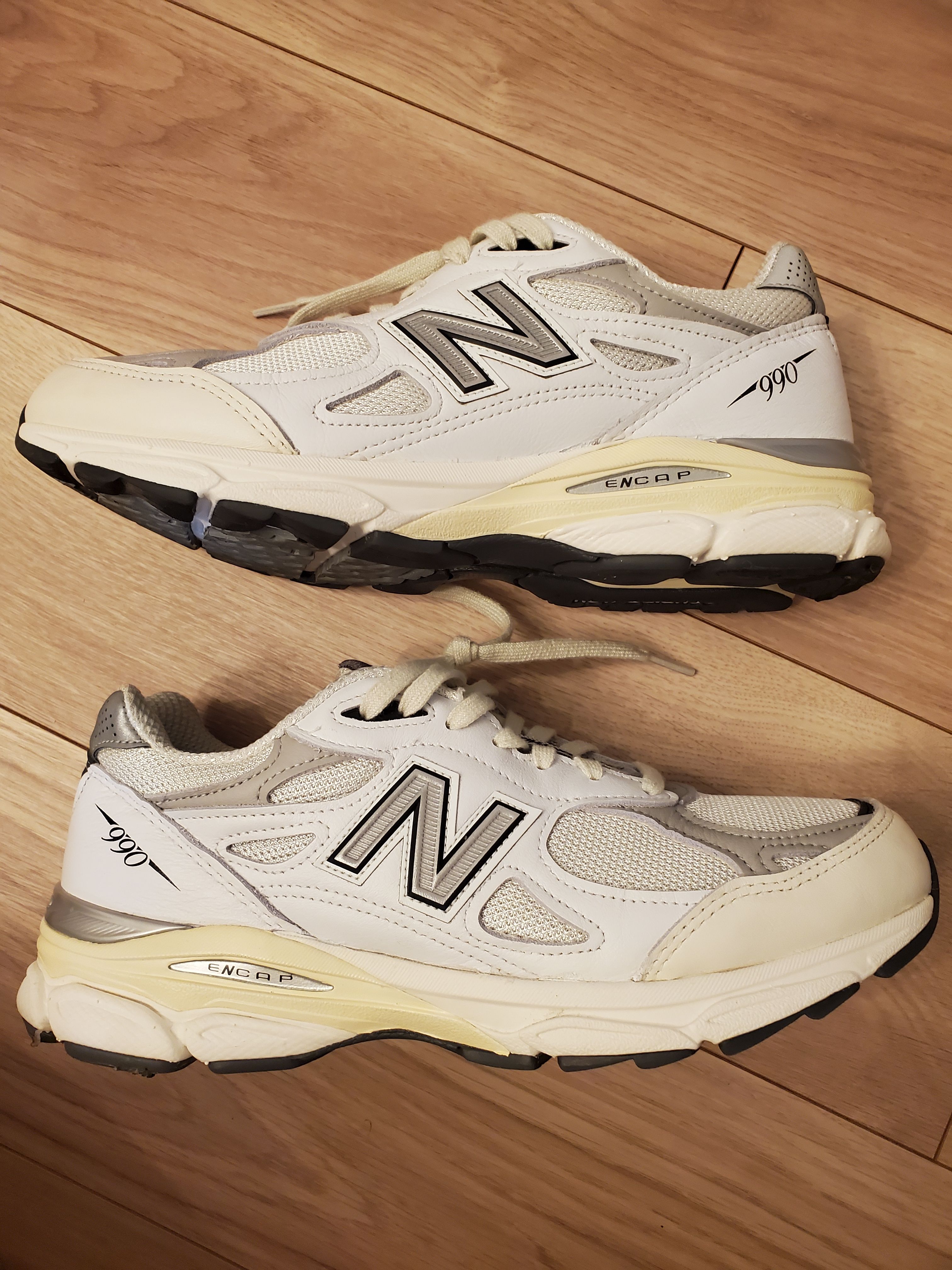 New Balance 990V3 "Sea Salt/Rain Cloud"