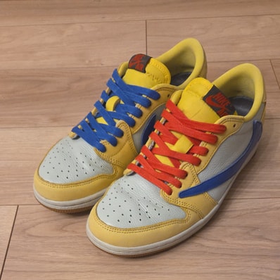 Travis Scott × Nike Women's Air Jordan 1 Retro Low OG "Canary"