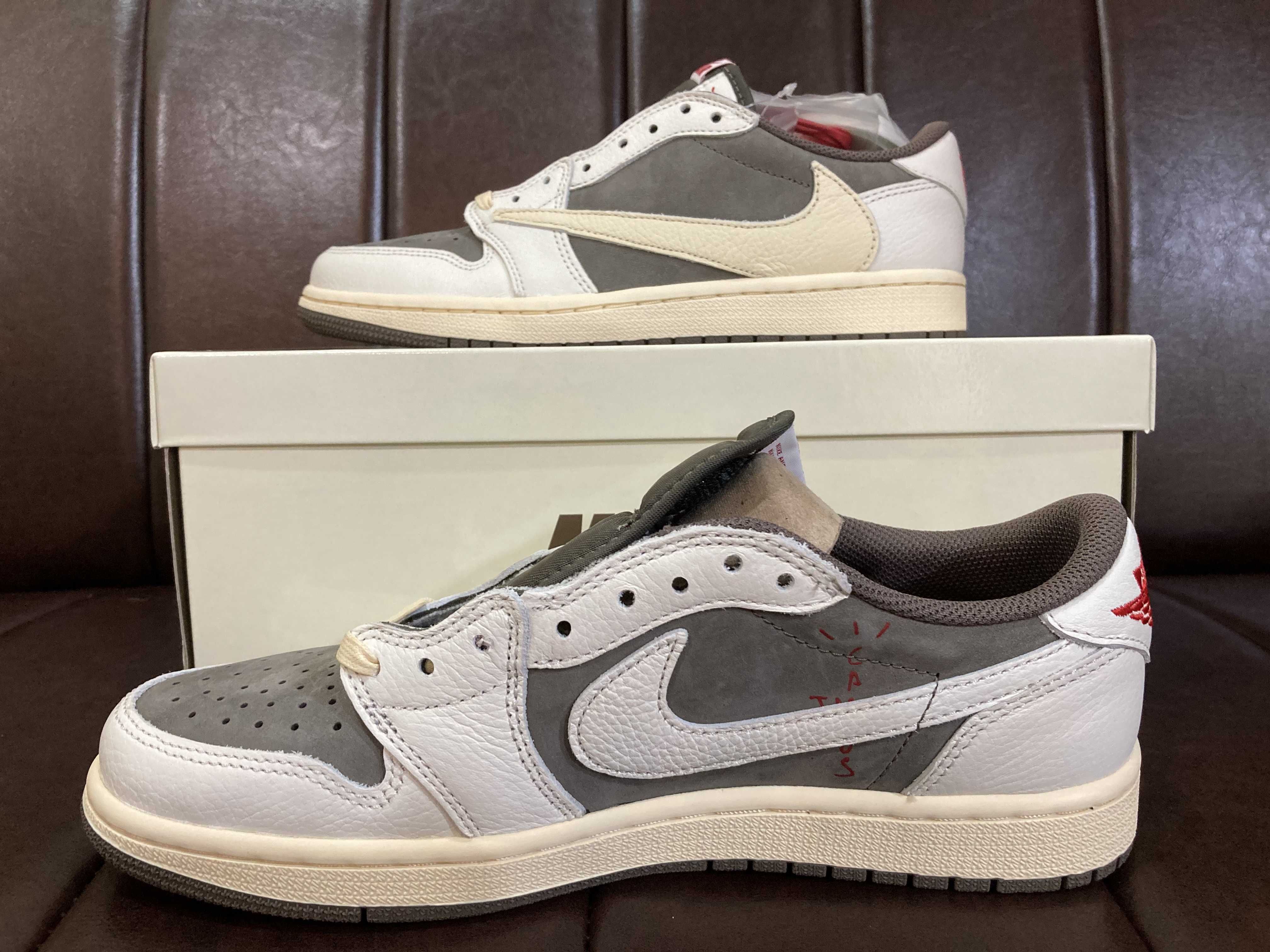 Travis Scott × Nike Air Jordan 1 Low OG SP "Reverse Mocha/Sail and Ridgerock"