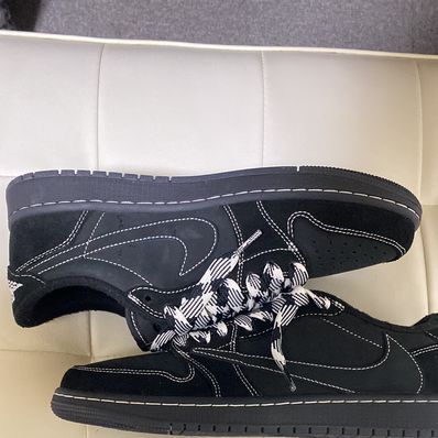 Travis Scott × Nike Air Jordan 1 Low OG SP "Black Phantom"