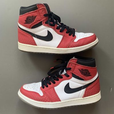 Spiderman × Nike Air Jordan 1 Origin Story "Gym Red/White/Photo Blue/Black"