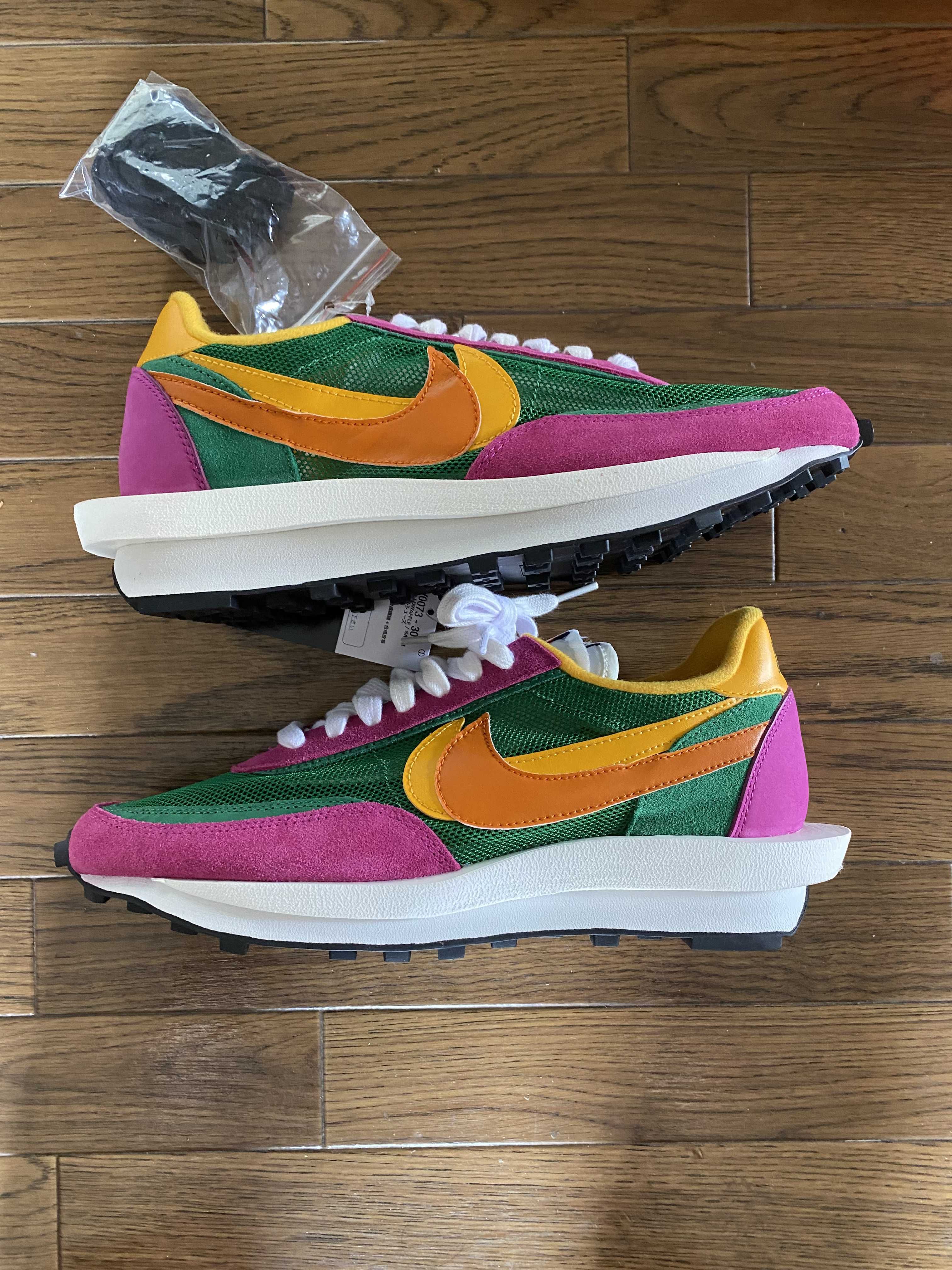 sacai × NIKE LDV WAFFLE "PINE GREEN"