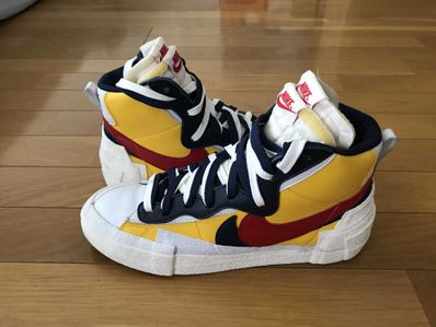 sacai × Nike Blazer Mid "Varsity Maize/Varsity Red"