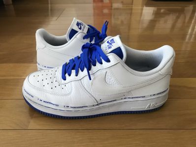 Uninterrupted × Nike Air Force 1 "White/Lapis Blue"