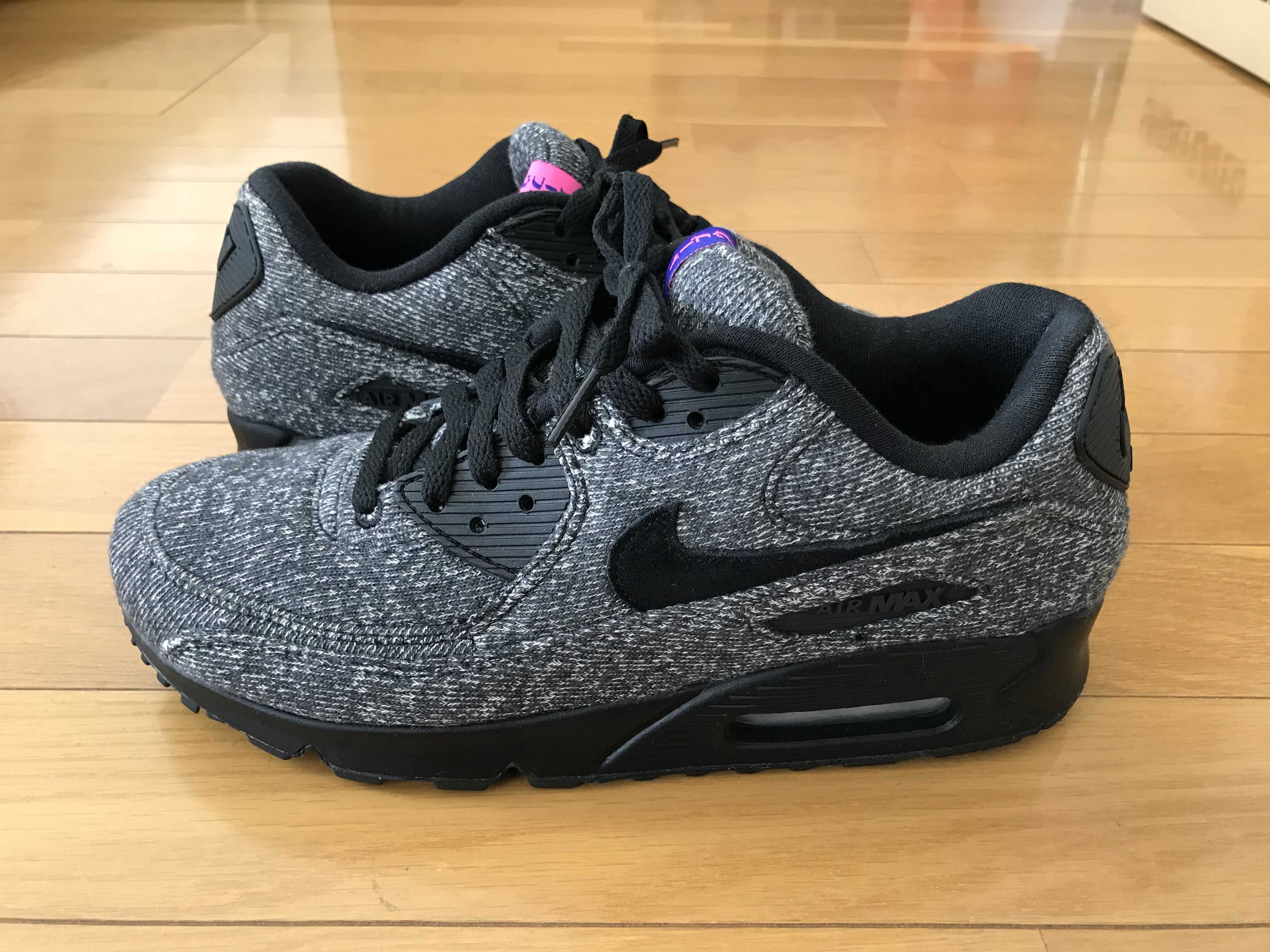 LOOPWHEELER × Nike Air Max 90 "Grey/Black"