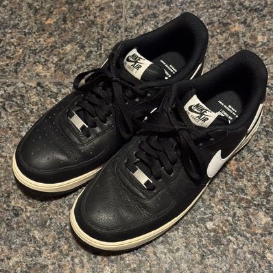 Supreme × COMME des GARCONS SHIRT × Nike Air Force 1 Low "Black/White" (2018)