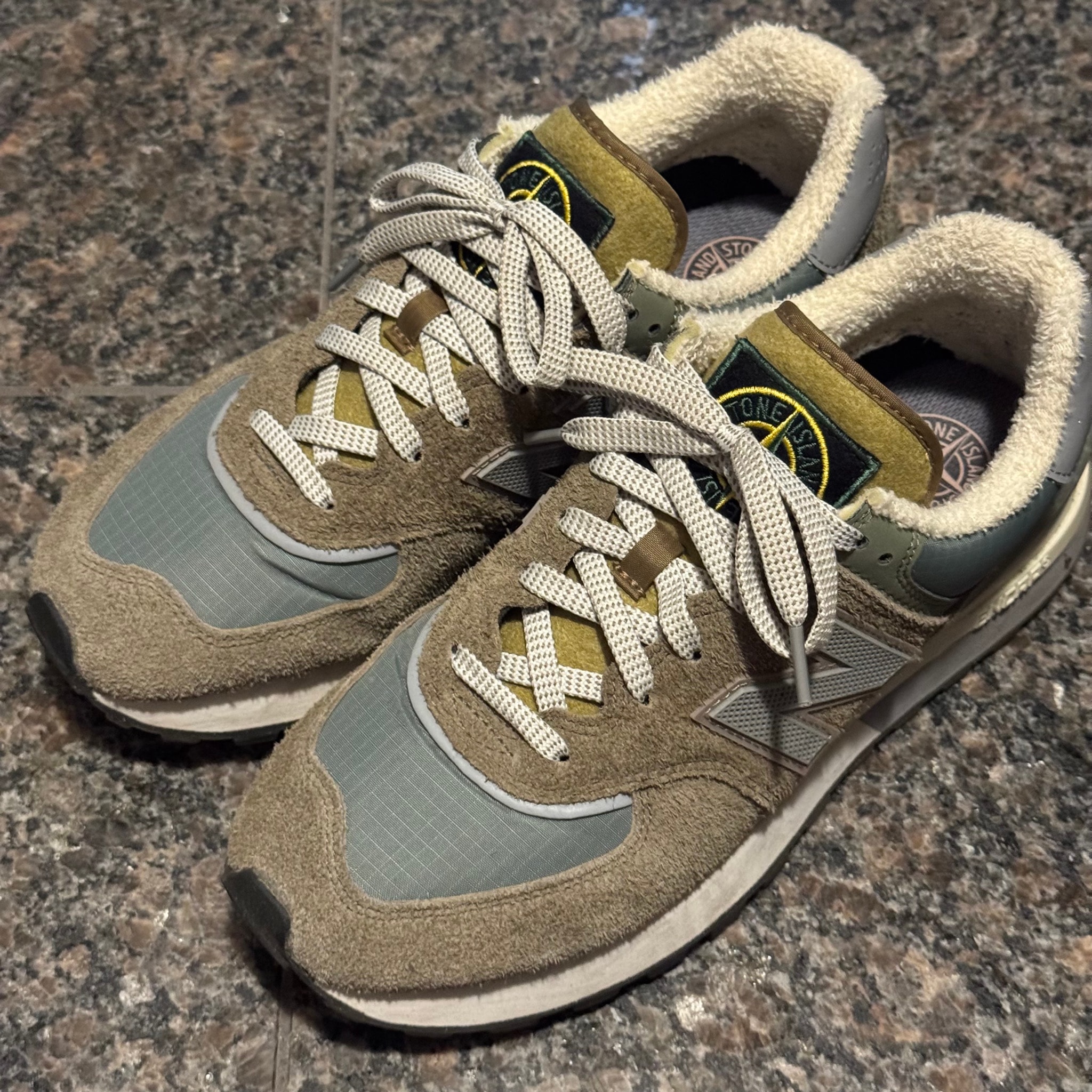 Stone Island × New Balance 574 Legacy "Green"