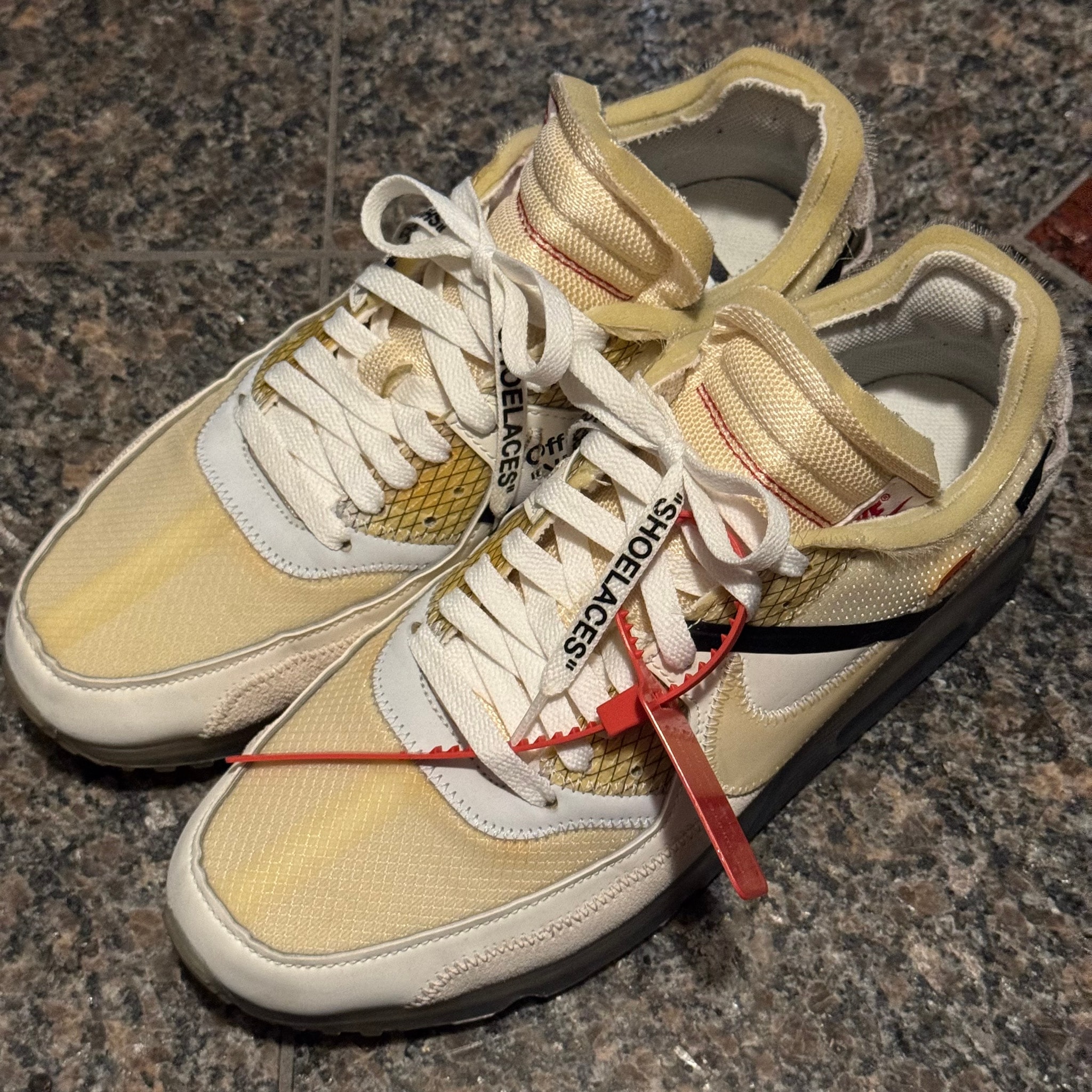 Off-White × Nike Air Max 90 "The 10/Sail"