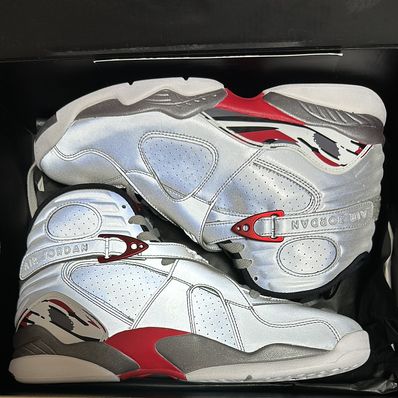Nike Air Jordan 8 Retro SP "Reflect Silver/Hyper Blue/True Red"