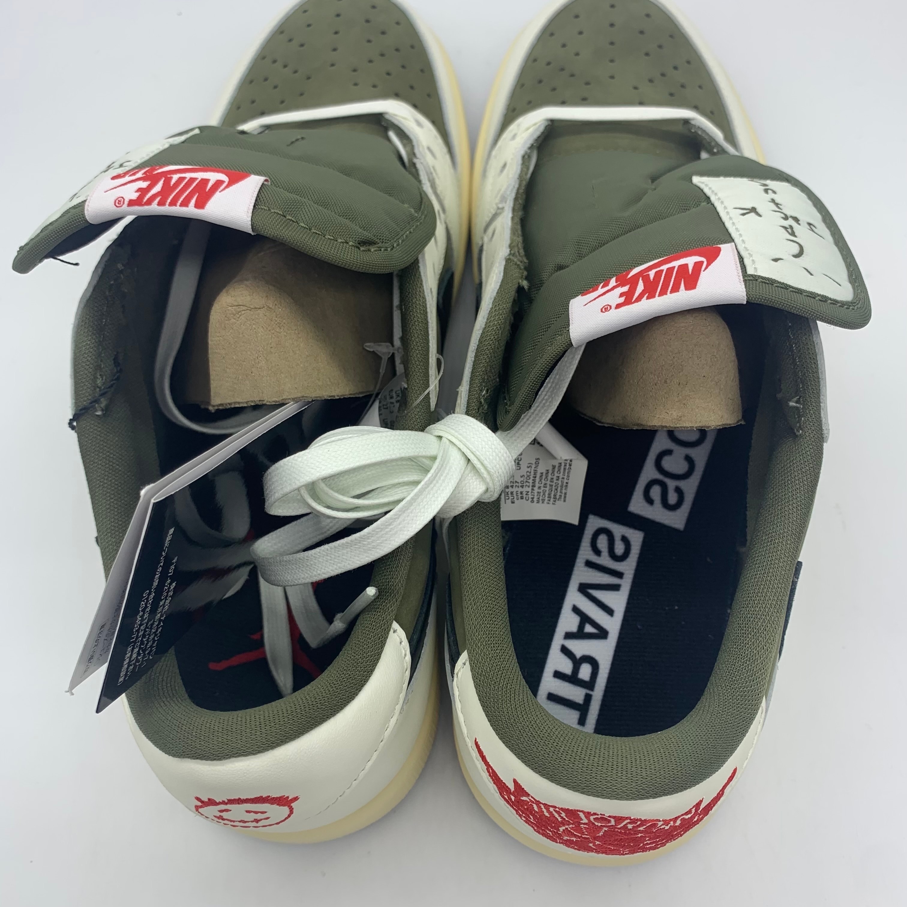 Travis Scott × Nike Air Jordan 1 Low OG SP "Reverse Olive"