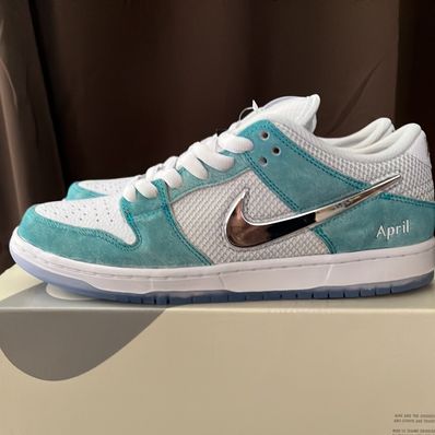 APRIL SKATEBOARDS × Nike SB Dunk Low Pro QS "White and Multi-Color"