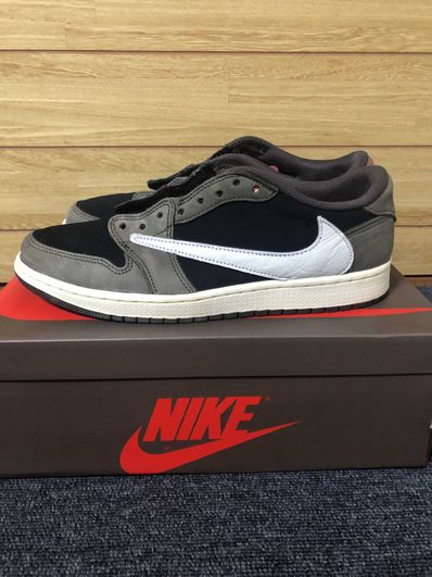 Travis Scott × Nike Air Jordan 1 Low OG SP-T "Black/Dark Mocha"