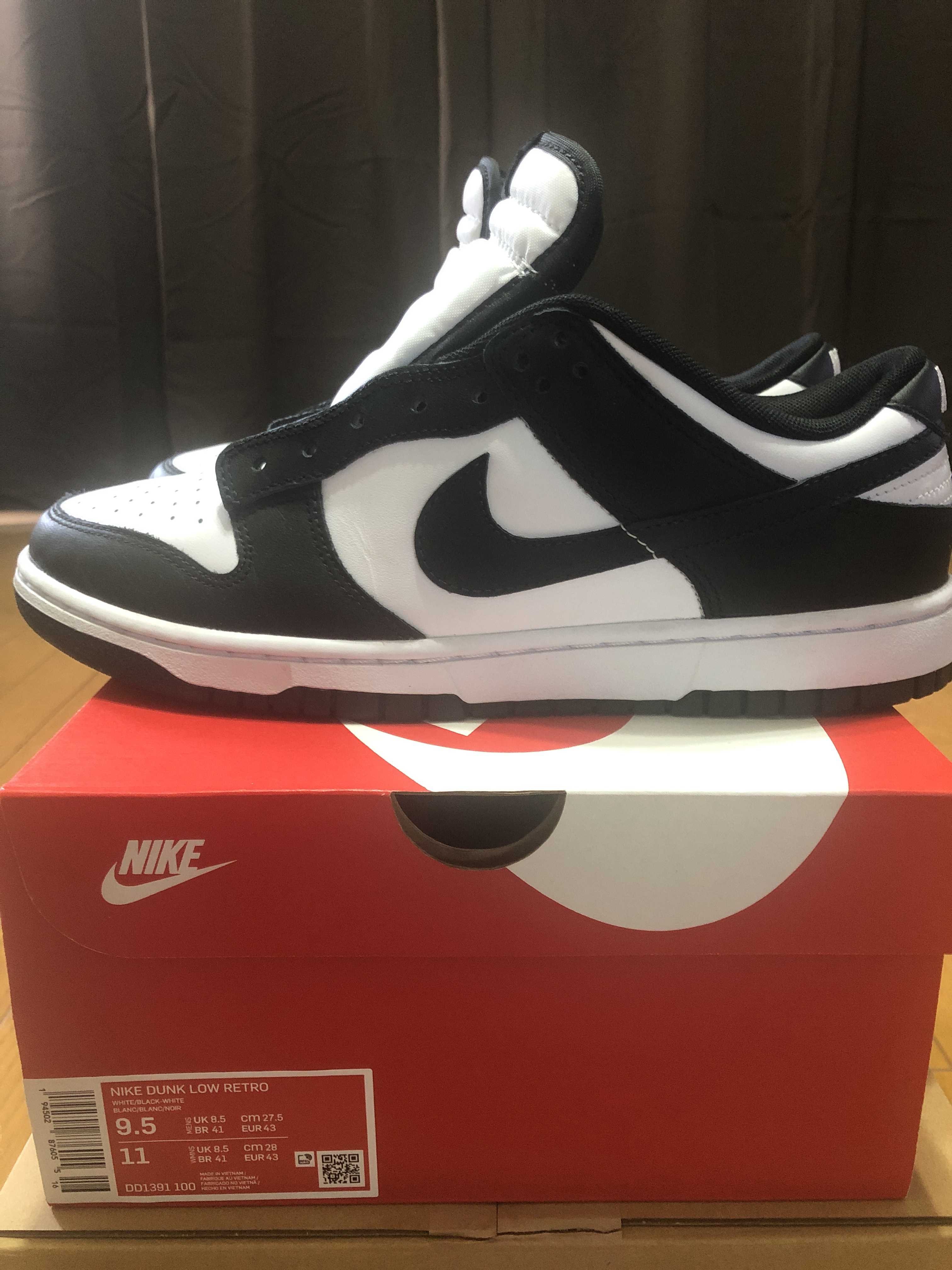 Nike Dunk Low Retro "Panda/White/Black"