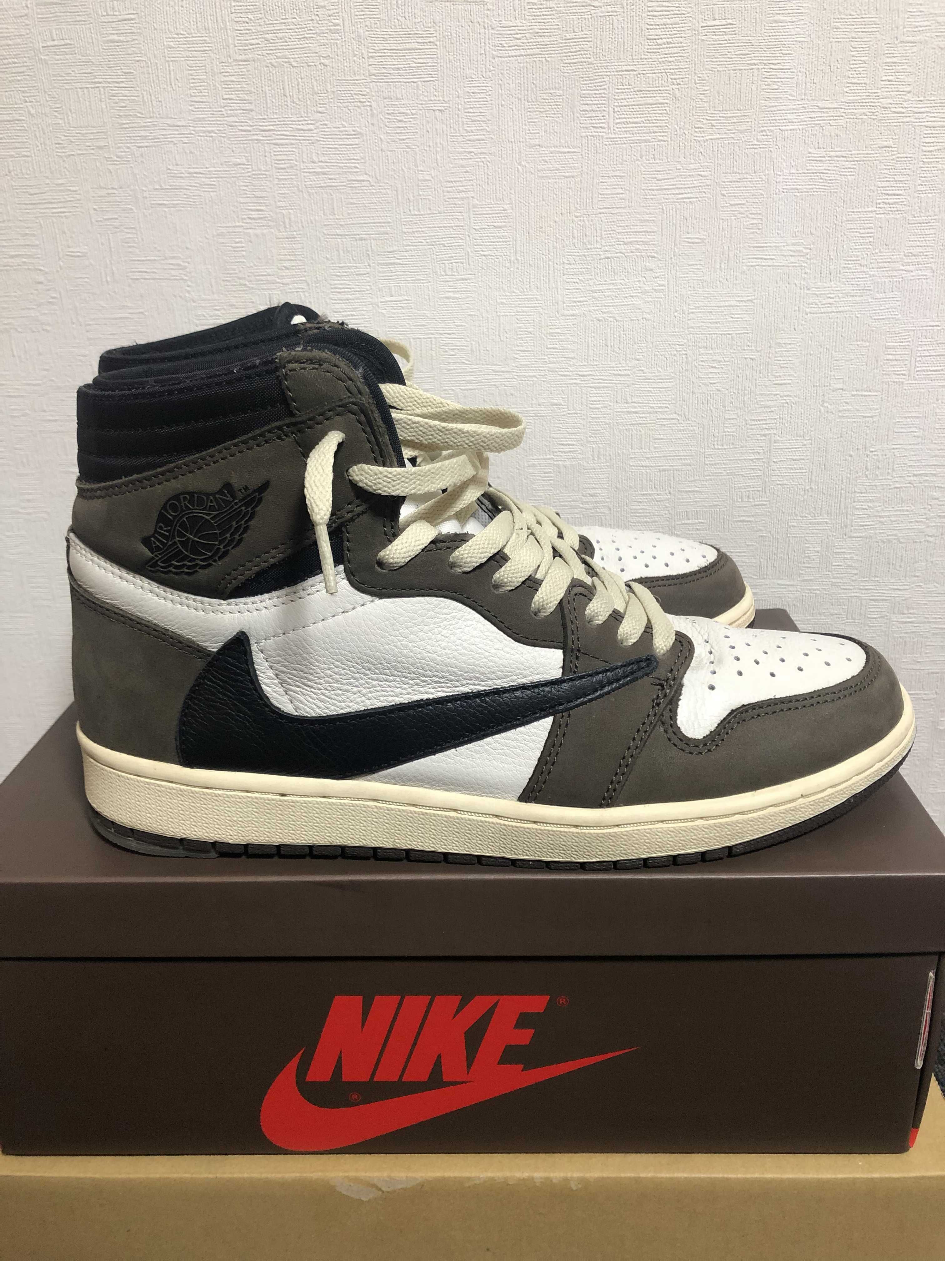 Travis Scott × Nike Air Jordan 1 Retro High OG TS SP "Sail/Dark Mocha"
