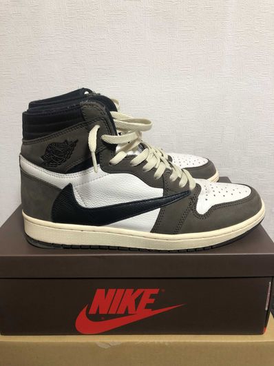 Travis Scott × Nike Air Jordan 1 Retro High OG TS SP "Sail/Dark Mocha"