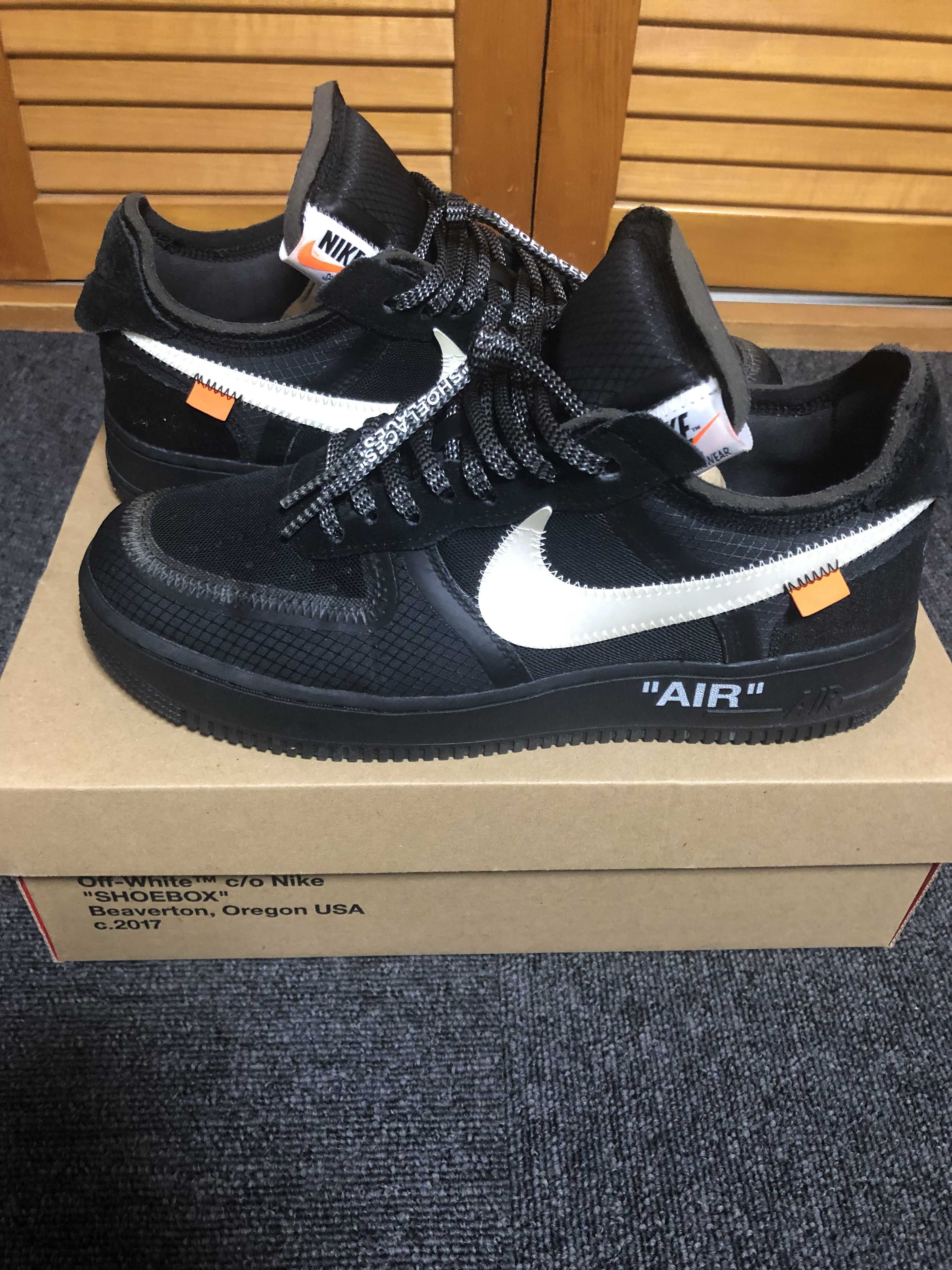 Off-White × Nike Air Force 1 Low "Black"
