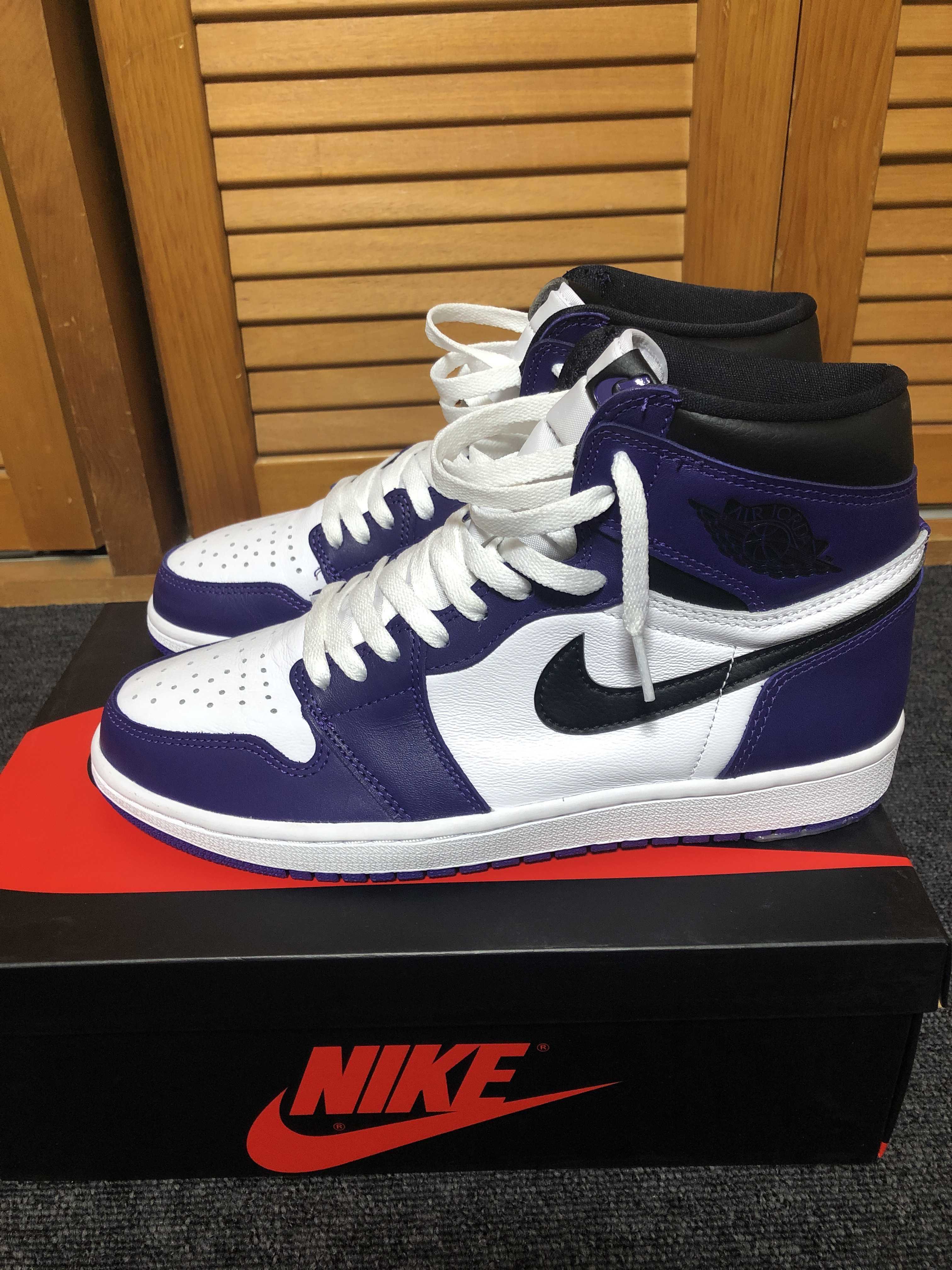 Nike Air Jordan 1 Retro High OG "Court Purple White/Black" (2020)