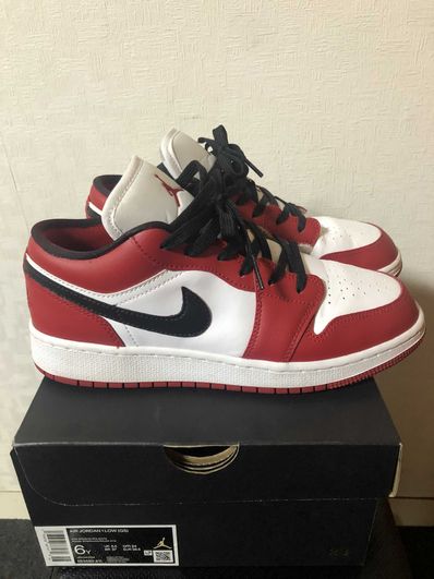 Nike GS Air Jordan 1 Low "Gym Red/White"
