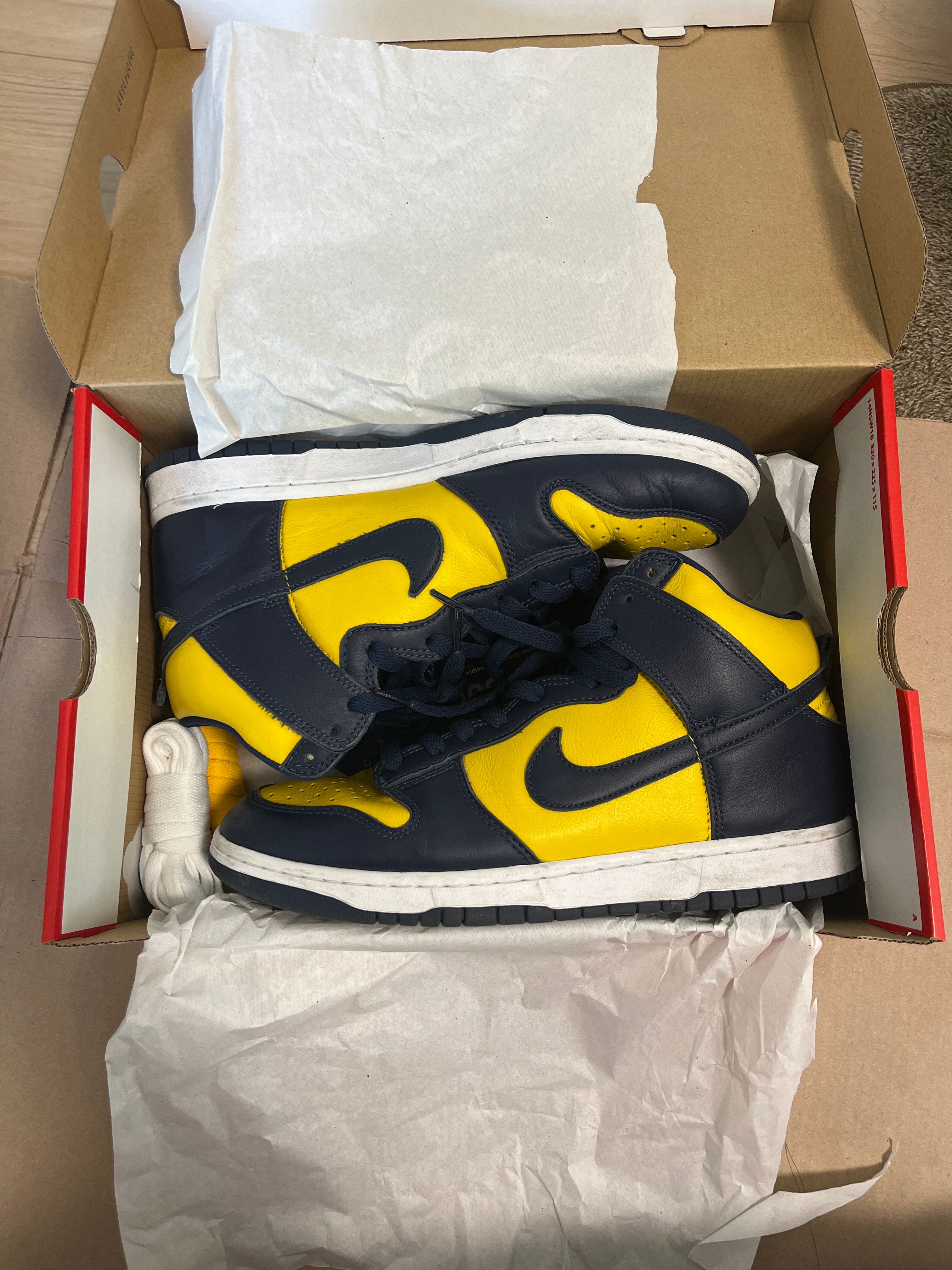 Nike Dunk High "Michigan"