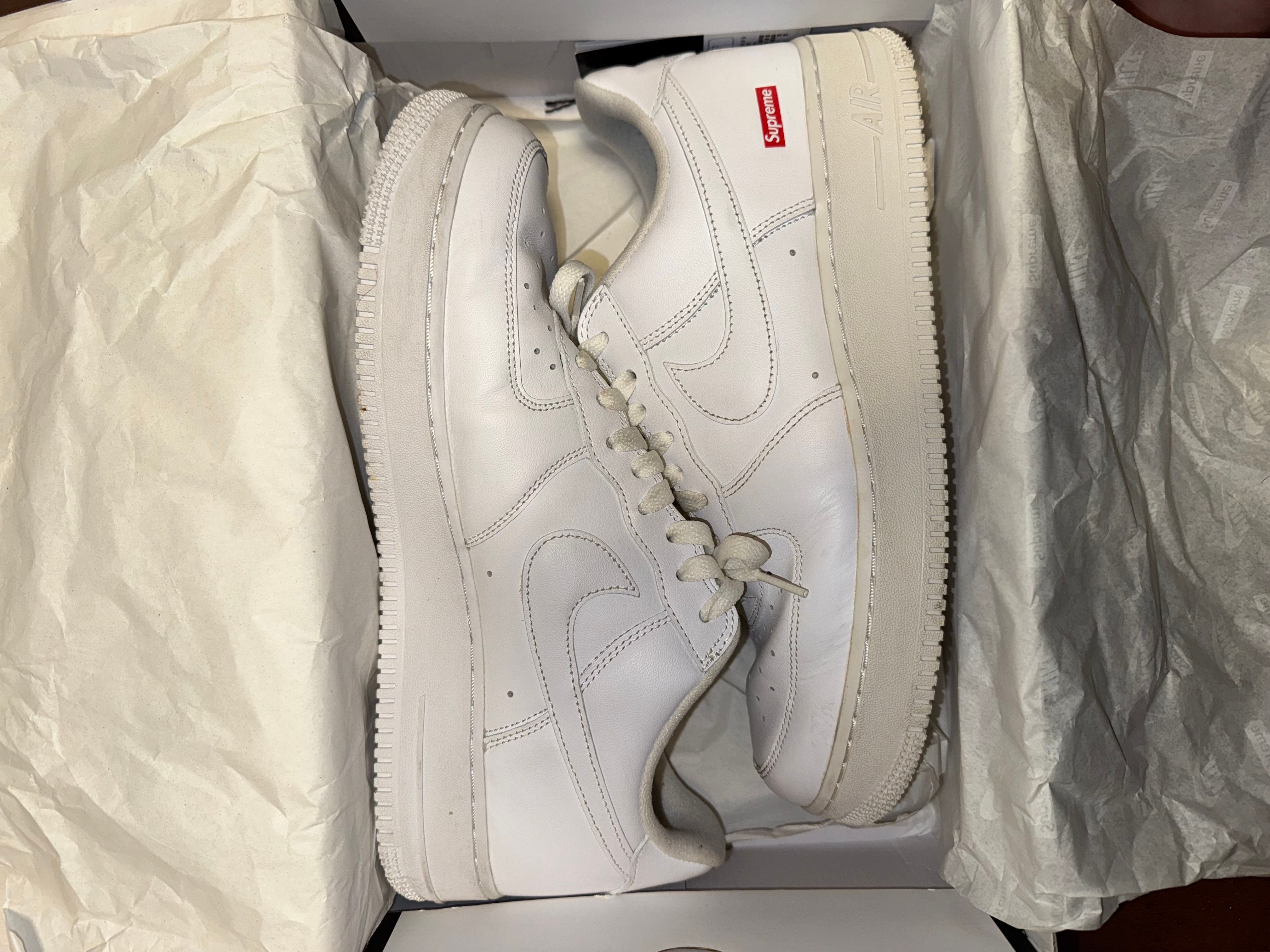 Supreme × Nike Air Force 1 Low "White"