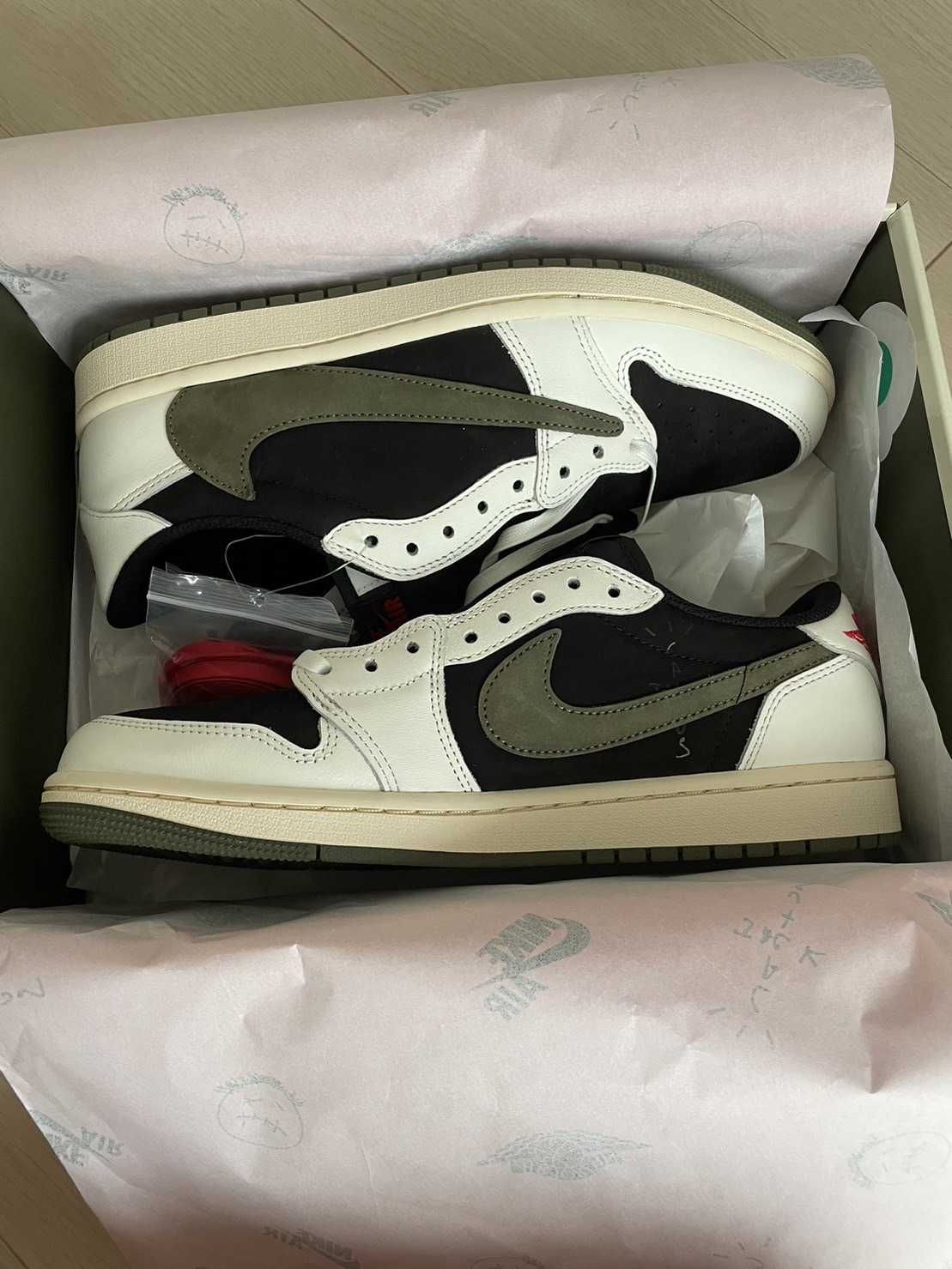 Travis Scott × Nike Women's Air Jordan 1 Low OG "Medium Olive"