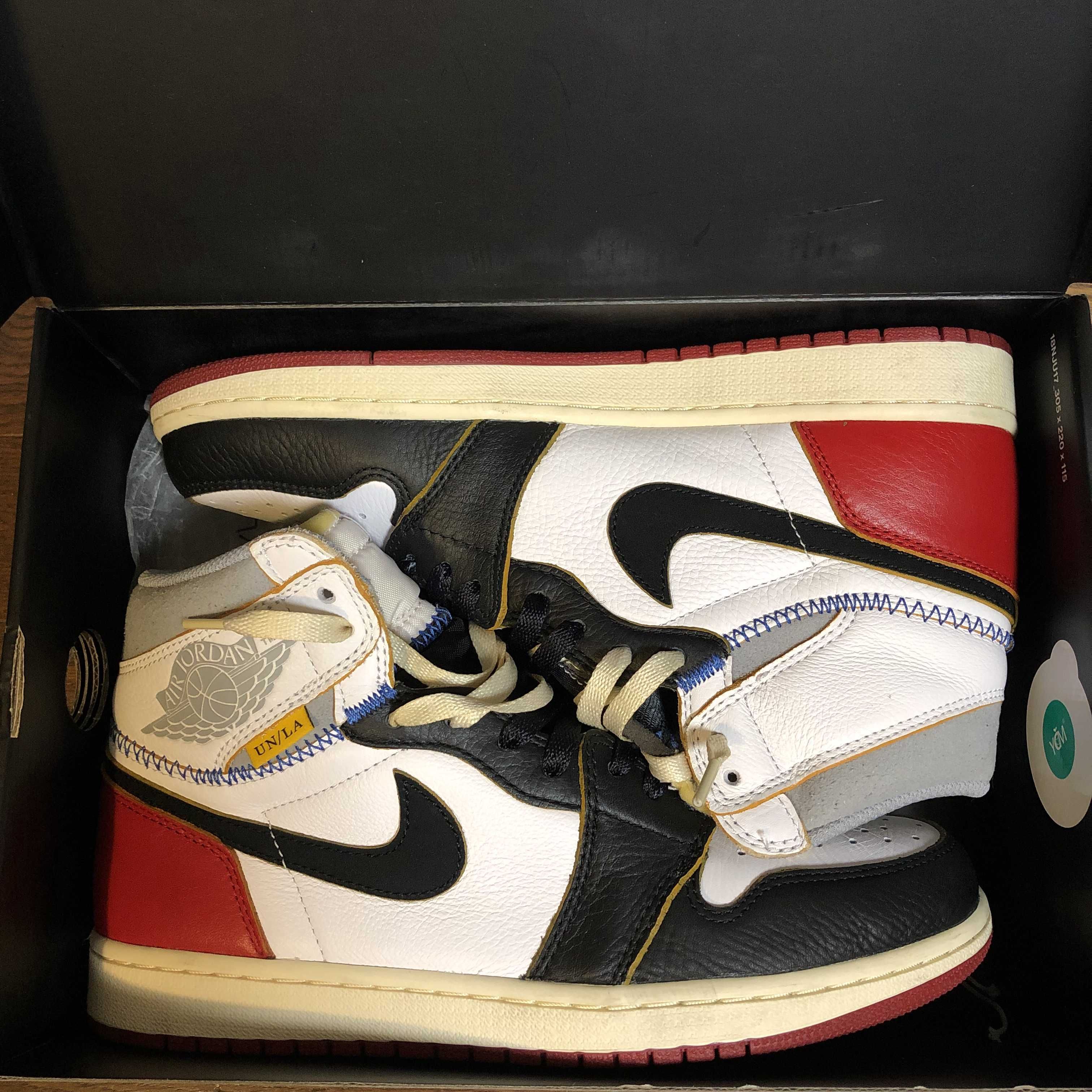 UNION × Nike Air Jordan 1 Retro High OG NRG "Varsity Red/Wolf Grey"