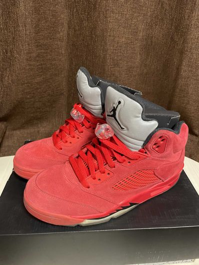 Nike Air Jordan 5 Ratro "Red Suede"