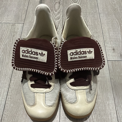 Wales Bonner × adidas Samba Pony Tonal Low "Cream White/Mystery Brown"