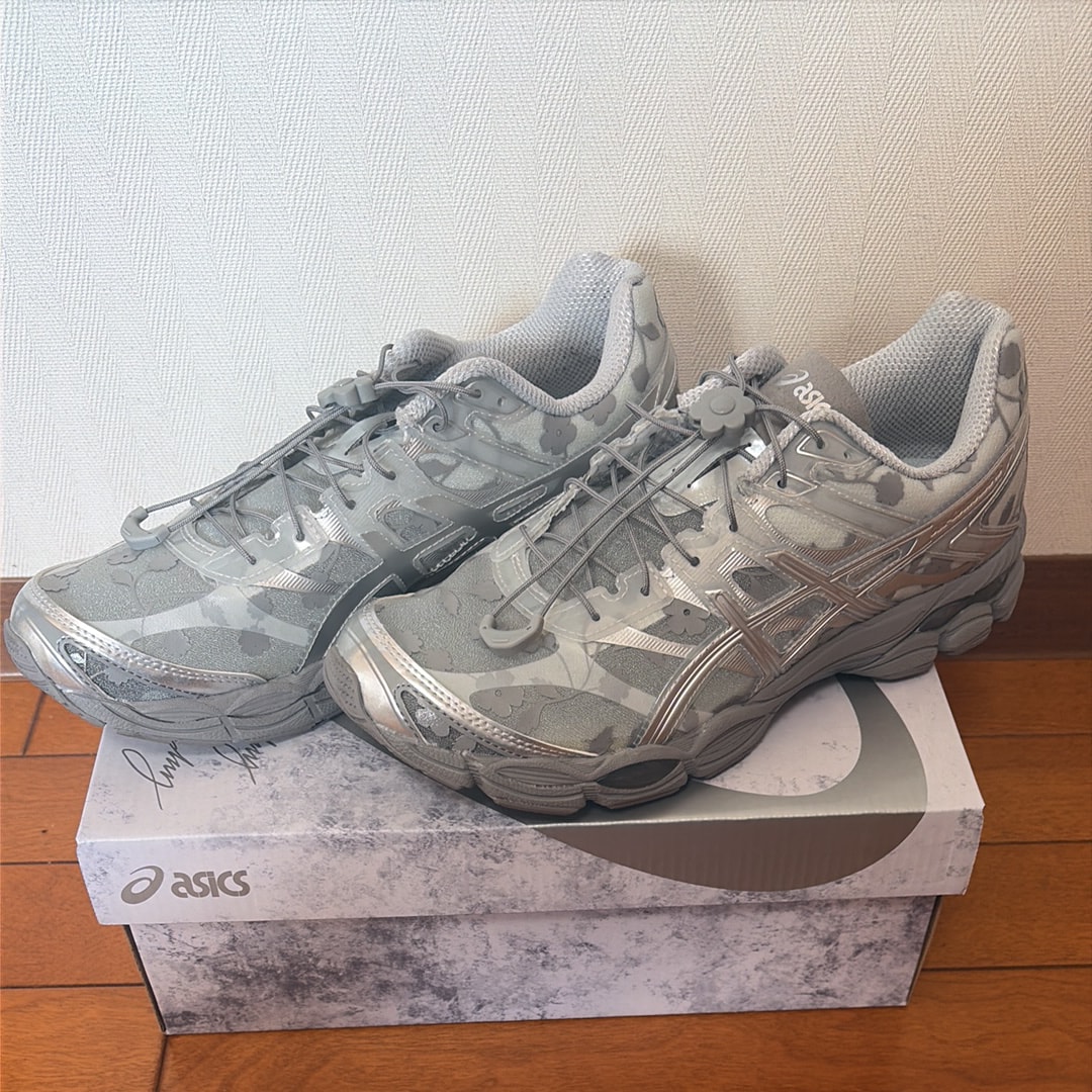 Cecilie Bahnsen × Asics Gel-Cumulus 16 Floral "Glacier Grey/Pure Silver"